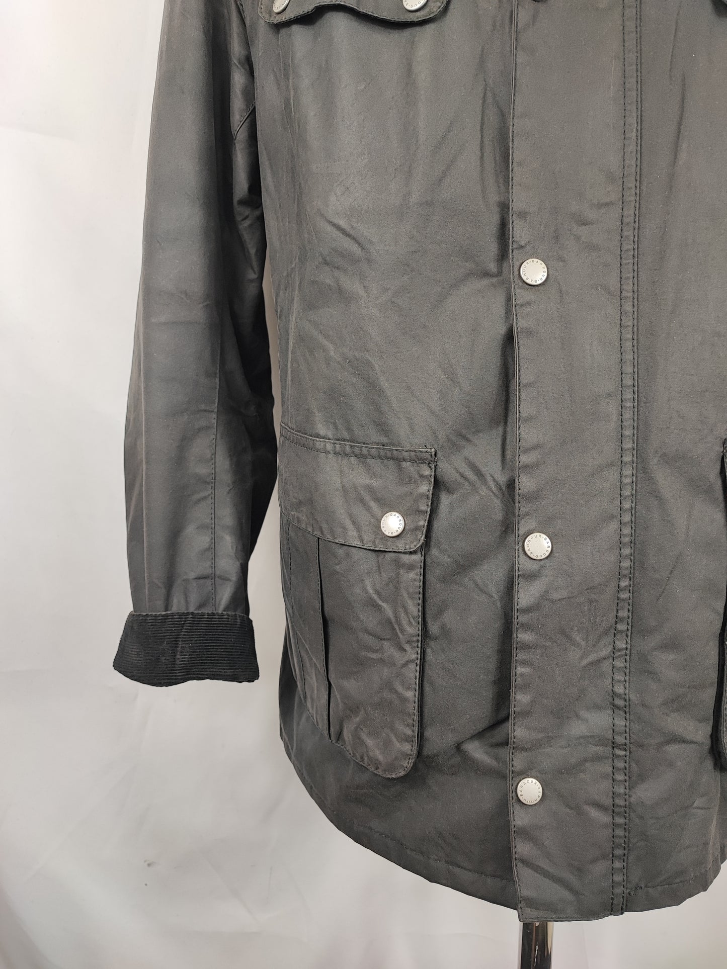 Giacca Barbour International Uomo Duke nero XLarge - Man black Duke wax Jacket Size XL