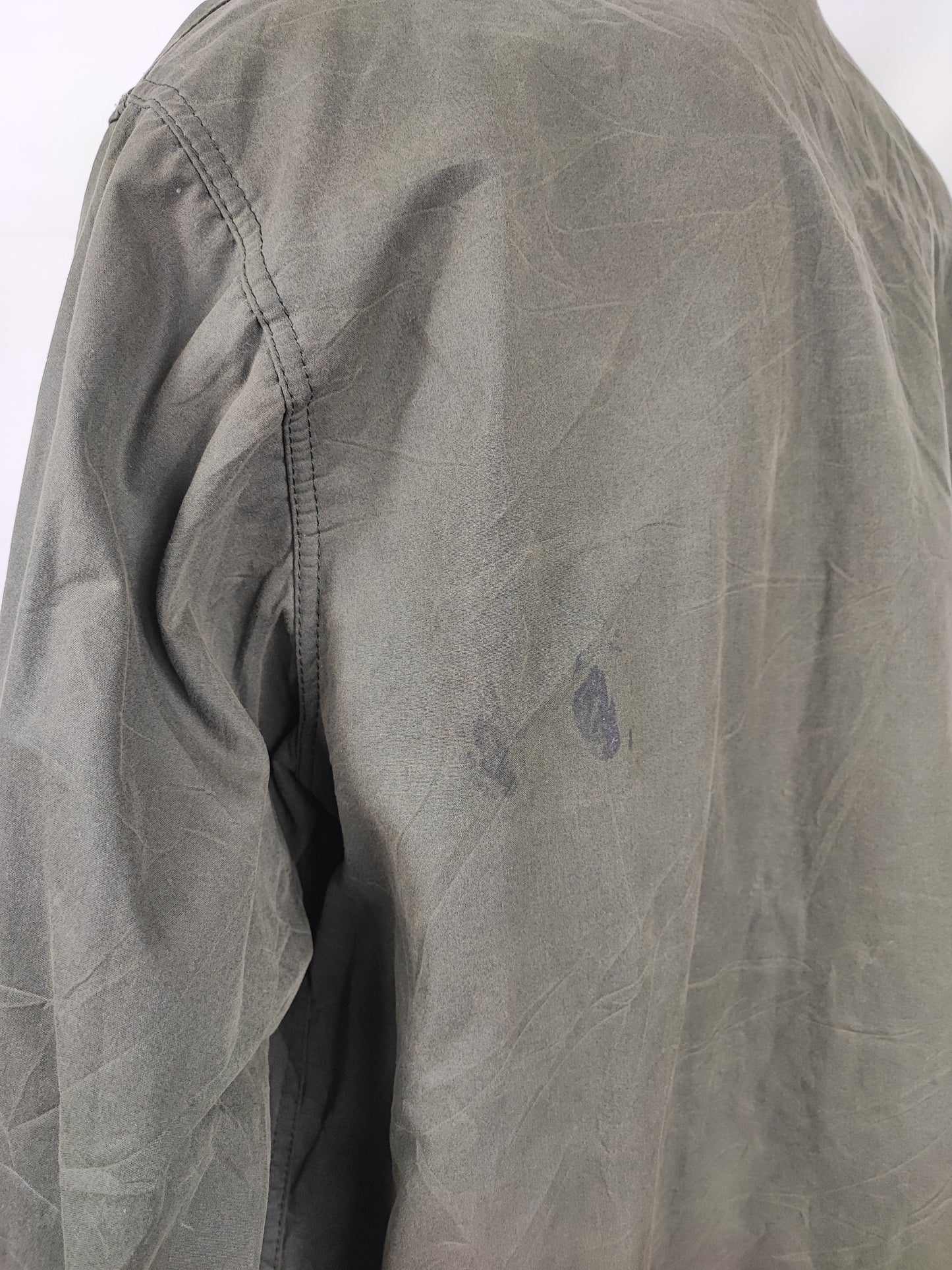 Barbour Uomo Border vintage verde Cerato C44/112cm Green Border Wax Coat Large XLarge