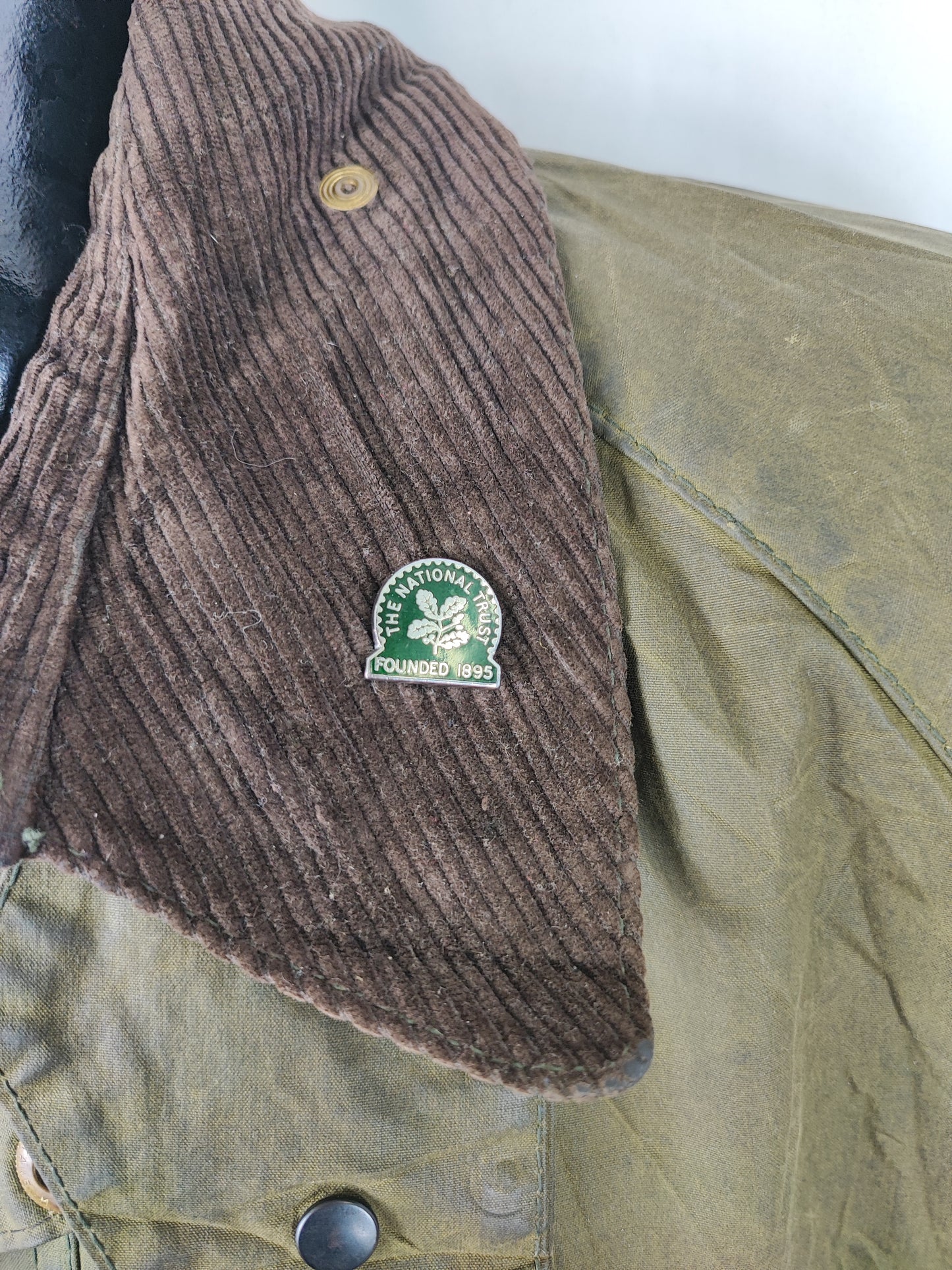Giacca Barbour Vintage Gamefair Verde C42/107 cm Green Wax Gamefair Jacket c42 Size Large
