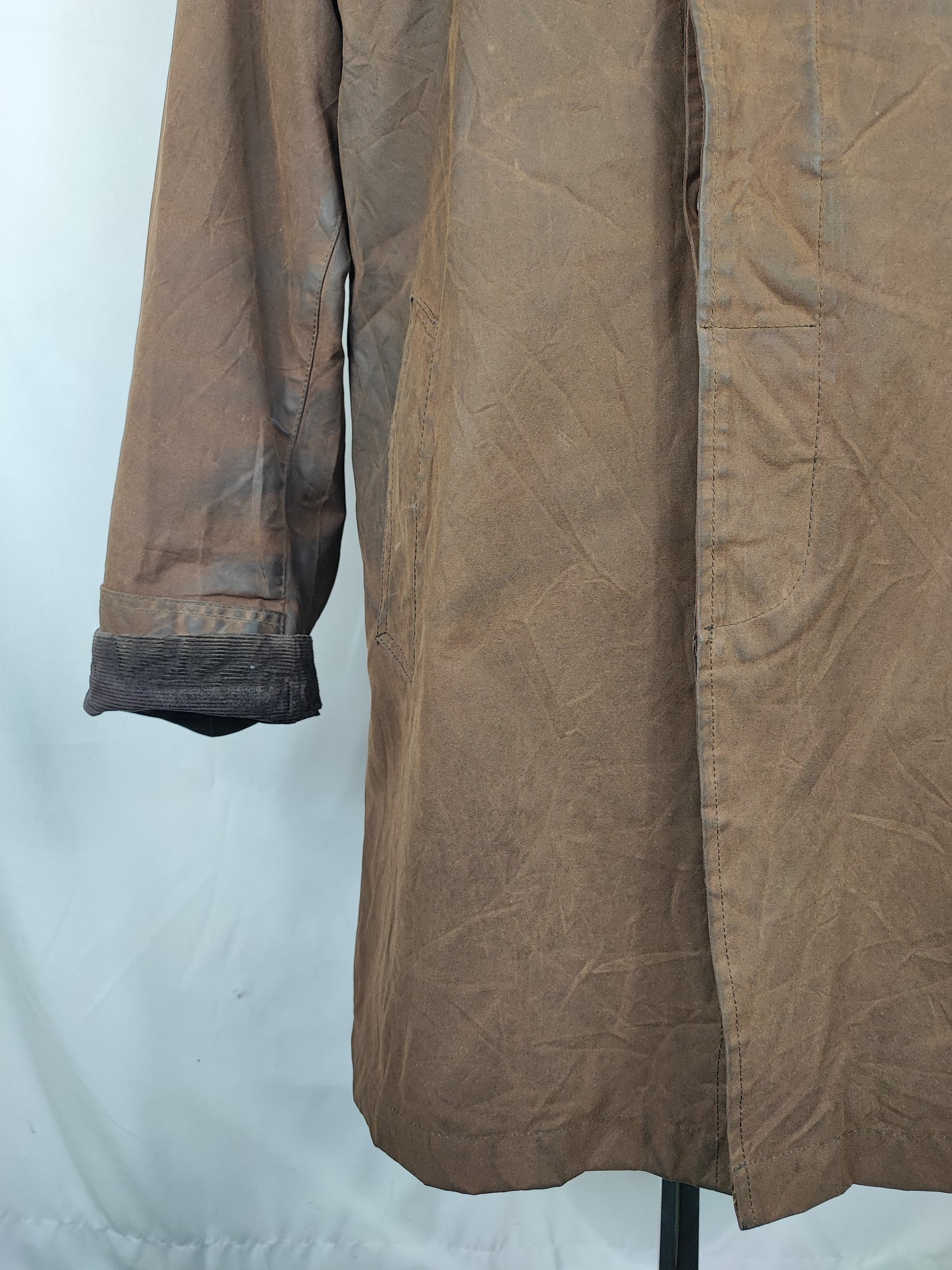 Cappotto Barbour uomo Merton mac marrone XL - Man Merton brown wax trench coat size XLarge
