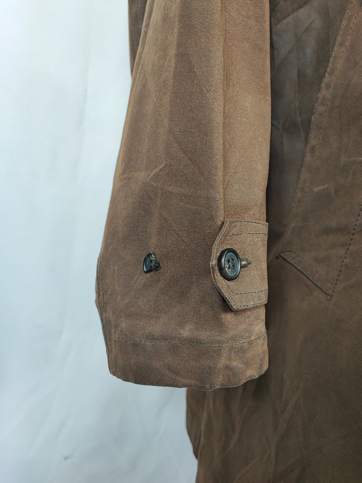Cappotto Barbour uomo Merton mac marrone XL - Man Merton brown wax trench coat size XLarge
