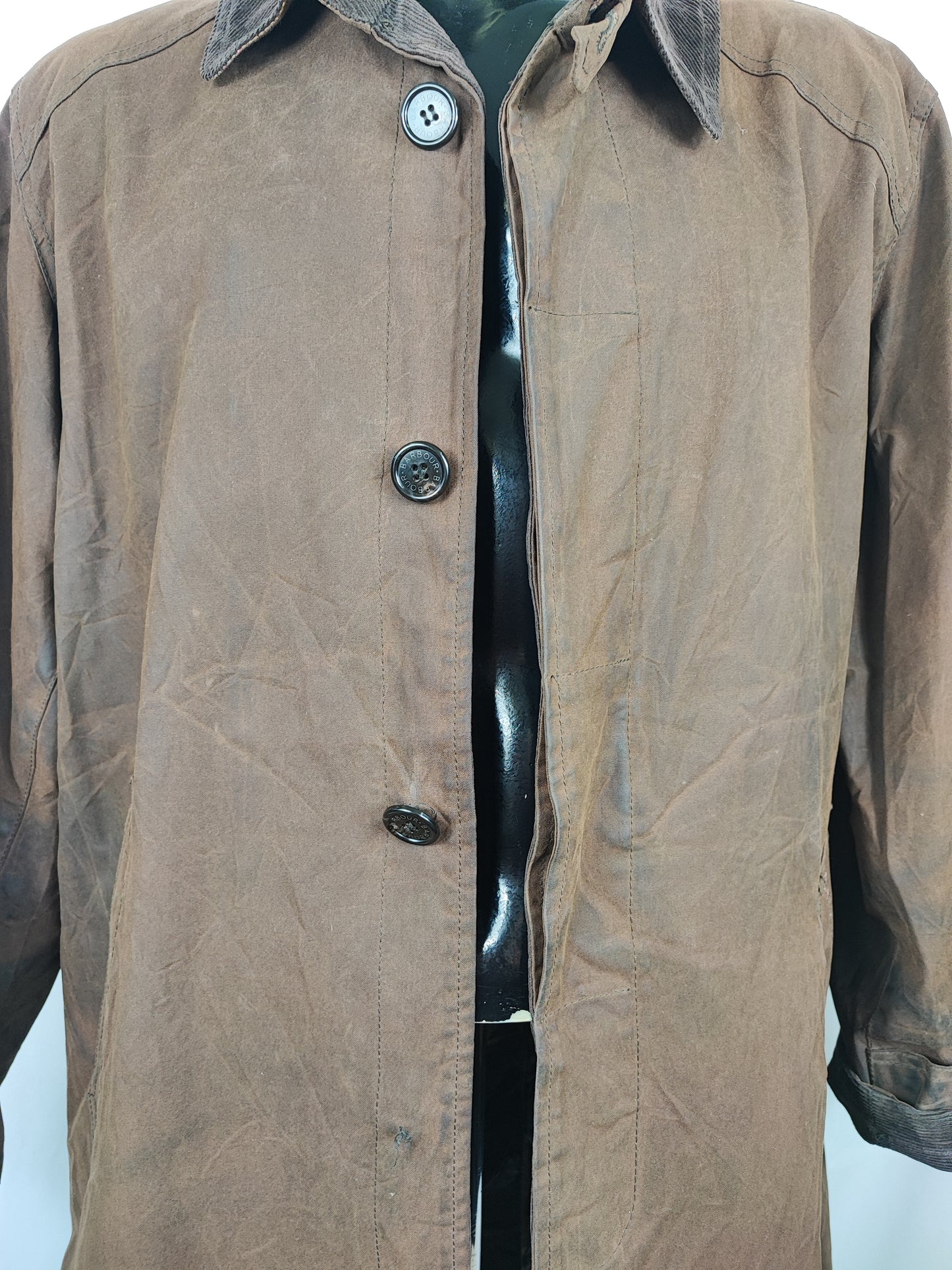 Cappotto Barbour uomo Merton mac marrone XL - Man Merton brown wax trench coat size XLarge