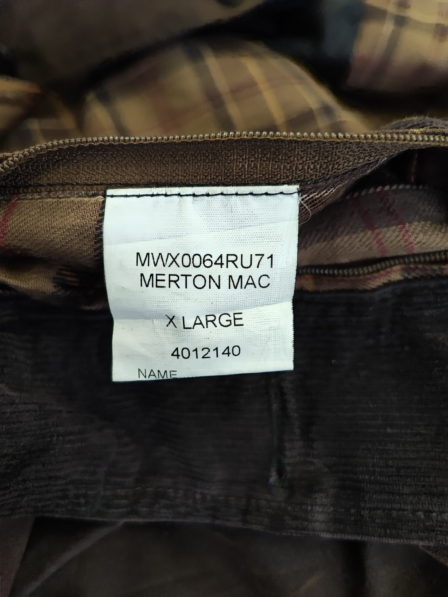 Cappotto Barbour uomo Merton mac marrone XL - Man Merton brown wax trench coat size XLarge