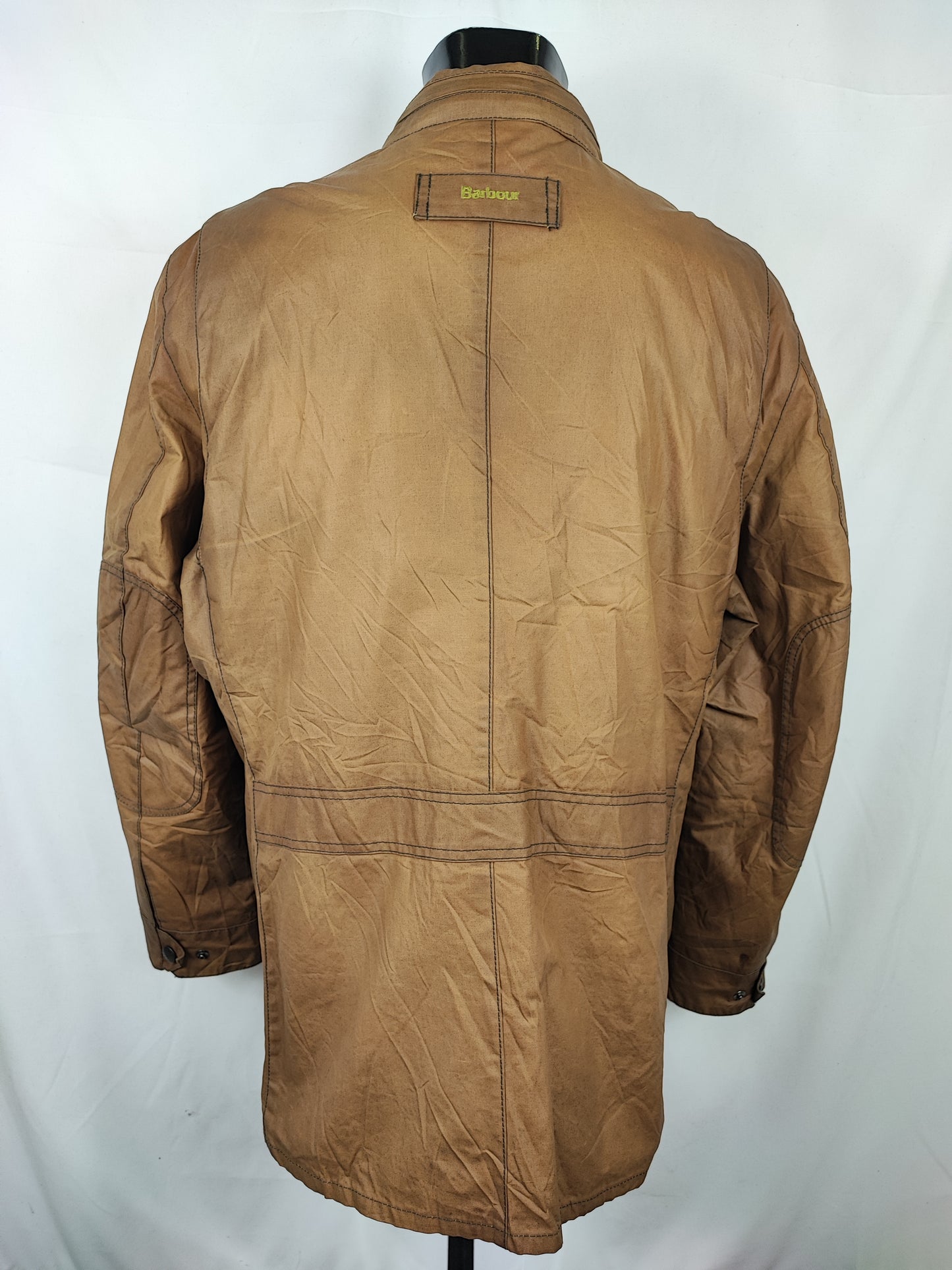 Barbour Giacca Uomo SMU Corbridge Beige XXL Man Sandstone Waxed Corbridge Jacket 2xl
