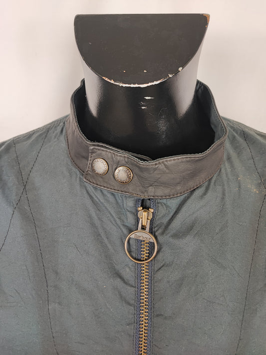 Giacca Uomo Barbour Cerata Blu Steve Mc Queen XXLarge Navy Man Britt Casual Jacket size 2xl