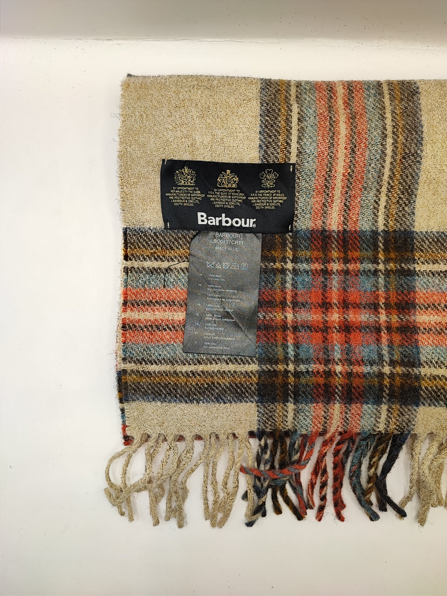 Sciarpa Barbour in lana