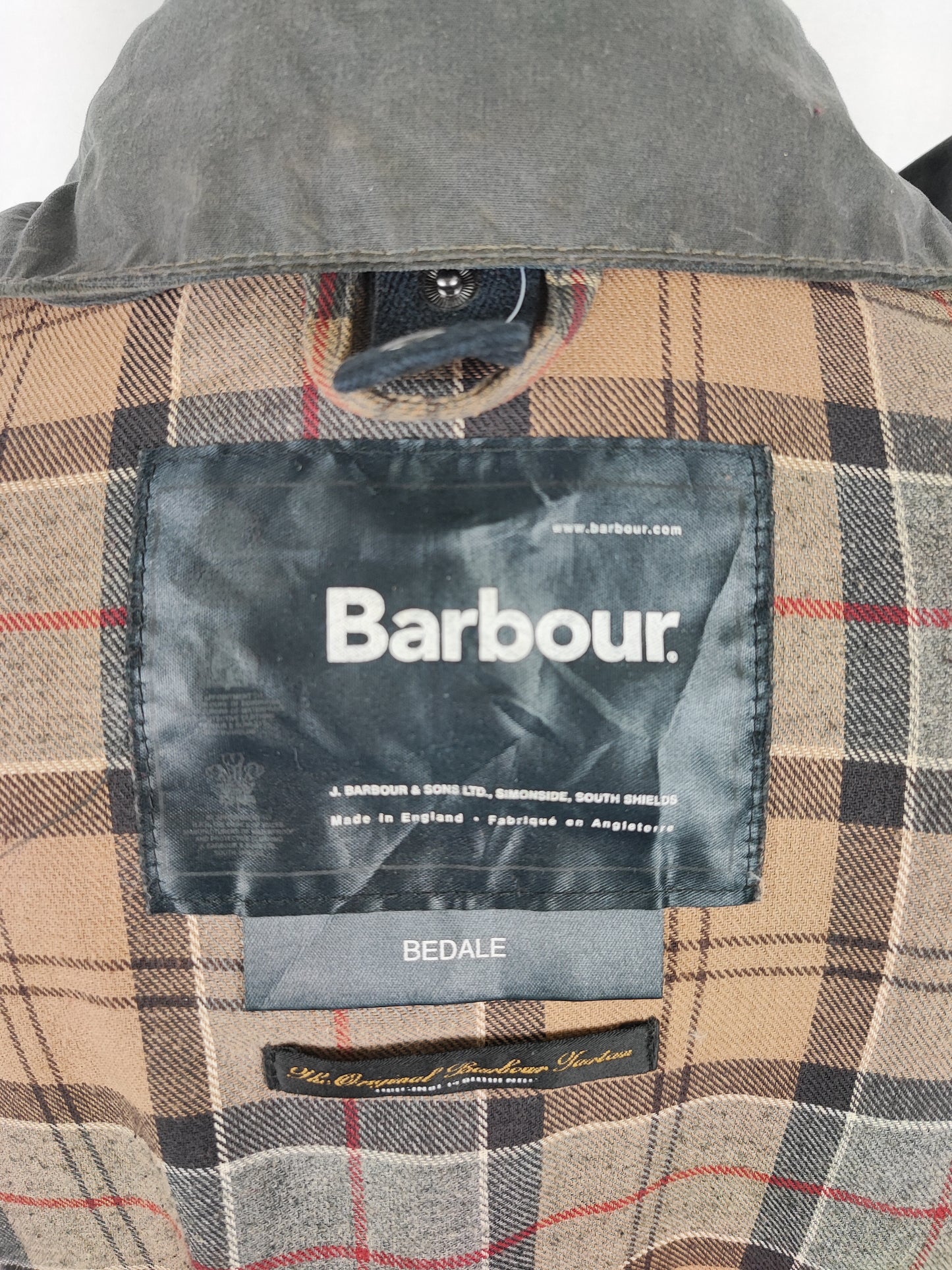 Barbour Bedale Uomo Vintage Blu C48/122cm Man Bedale waxed Navy jacket Size XL comoda