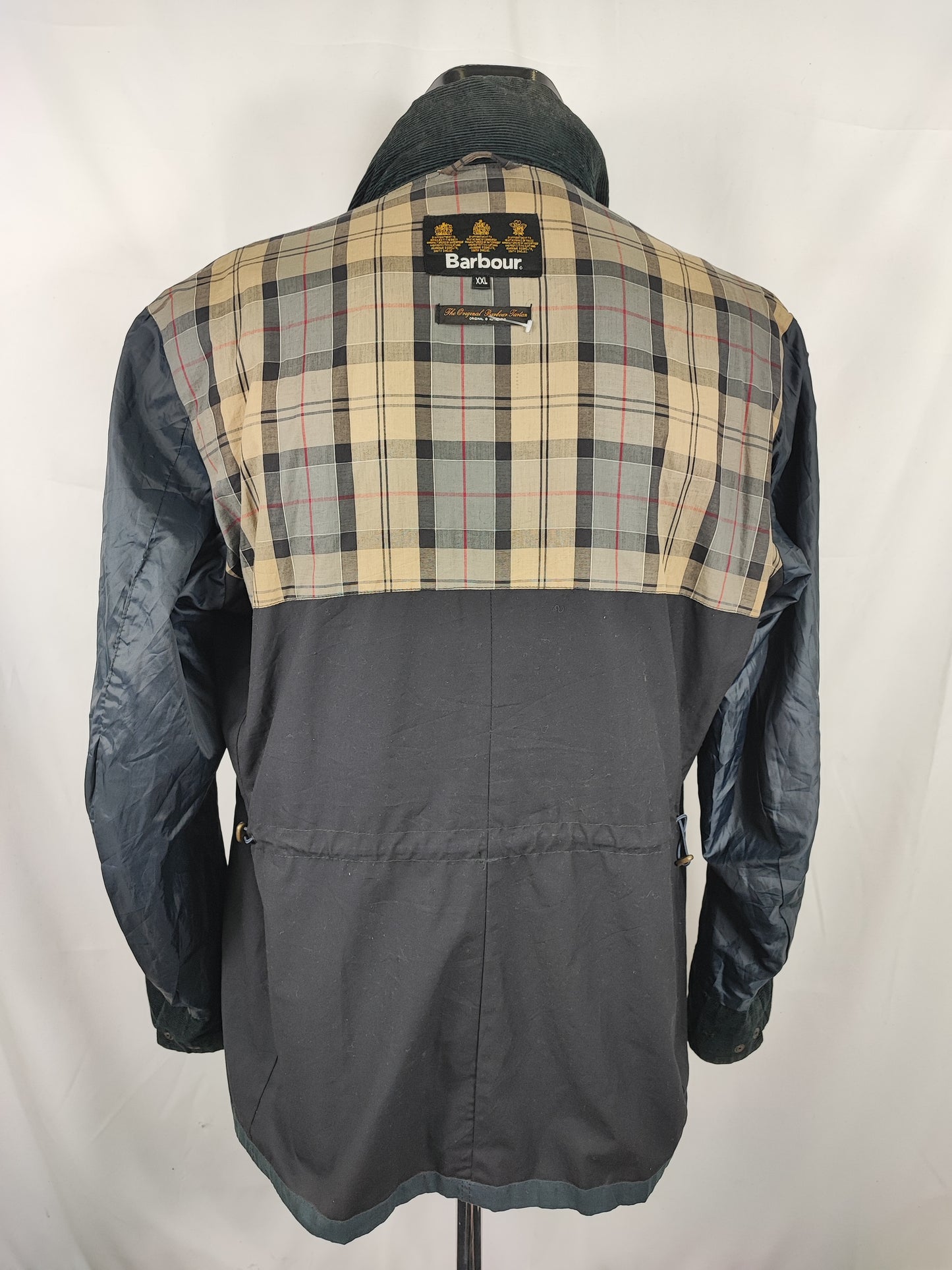 Giacca Uomo Barbour Cerata Blu Uomo XXLarge Navy Man Light Sapper Jacket Size 2xL