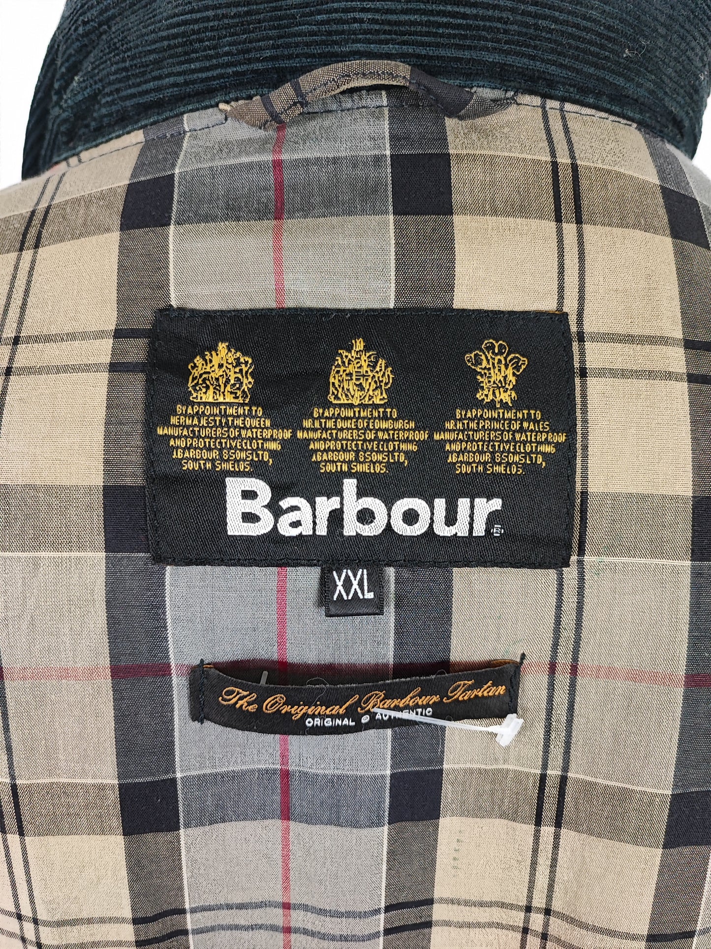 Giacca Uomo Barbour Cerata Blu Uomo XXLarge Navy Man Light Sapper Jacket Size 2xL