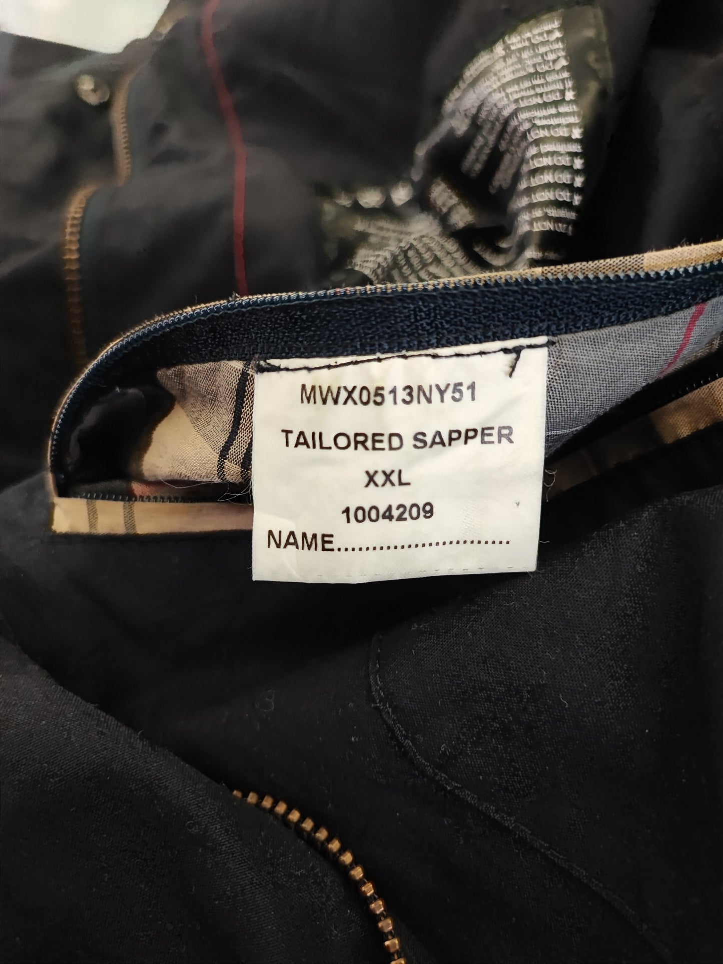 Giacca Uomo Barbour Cerata Blu Uomo XXLarge Navy Man Light Sapper Jacket Size 2xL
