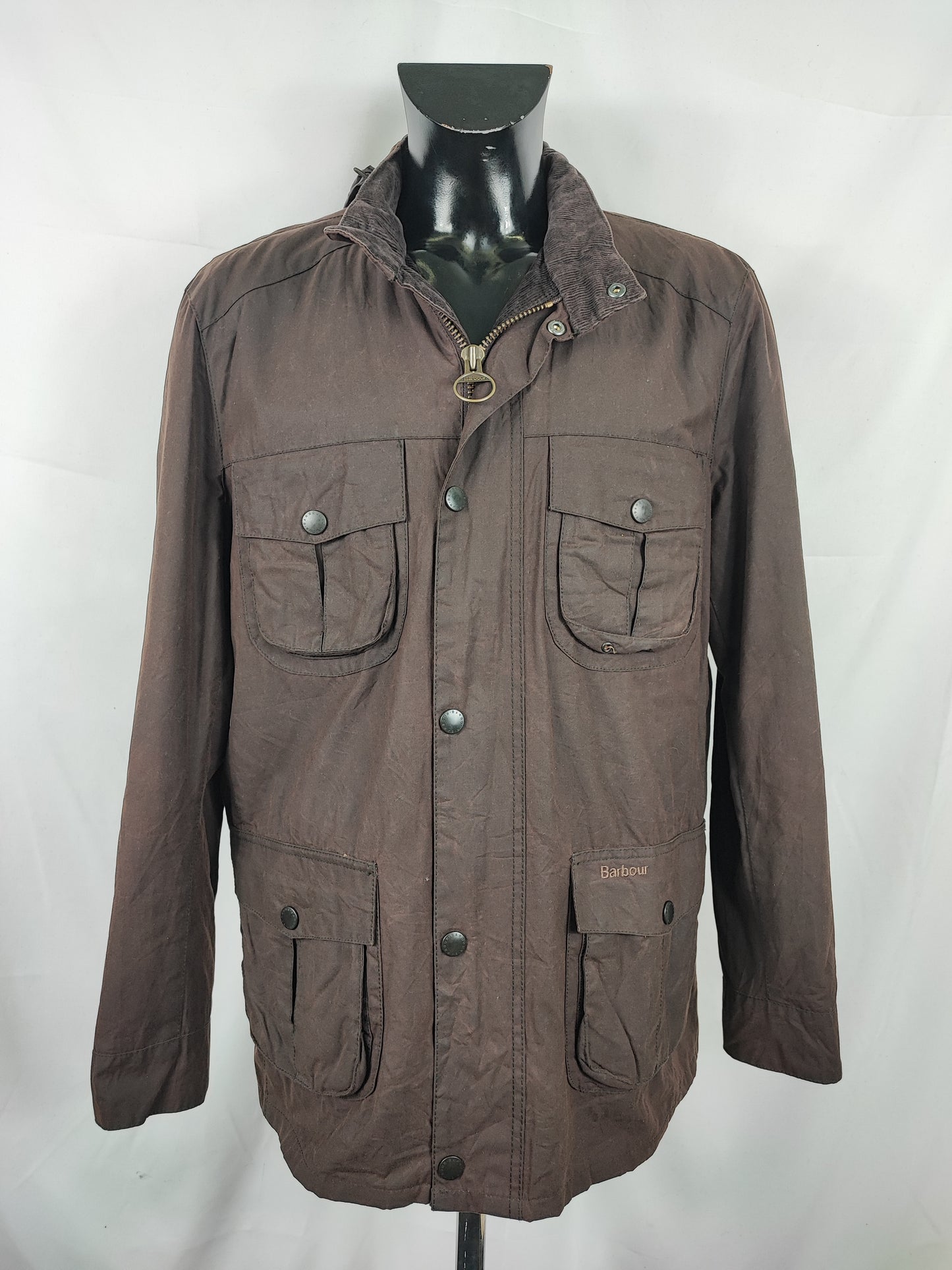 Barbour Giacca Uomo Corbridge marrone XXL Man Brown Waxed Corbridge Jacket XXLarge
