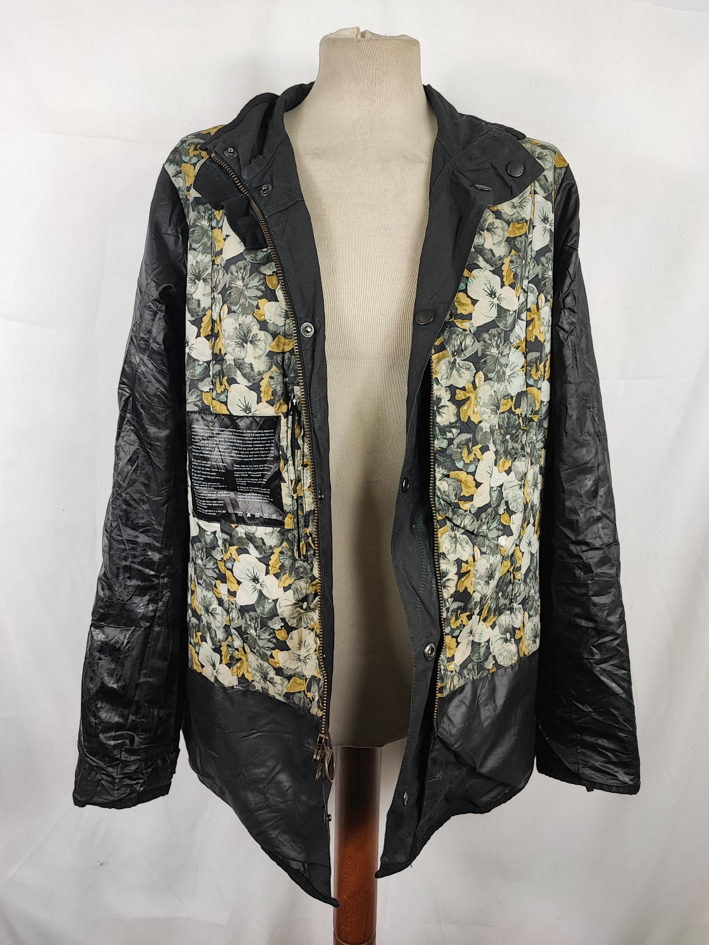 Giacca Barbour corta unisex nero Kate liberty jacket Tg.48 - Black Unisex Wax Kate jacket size uk18