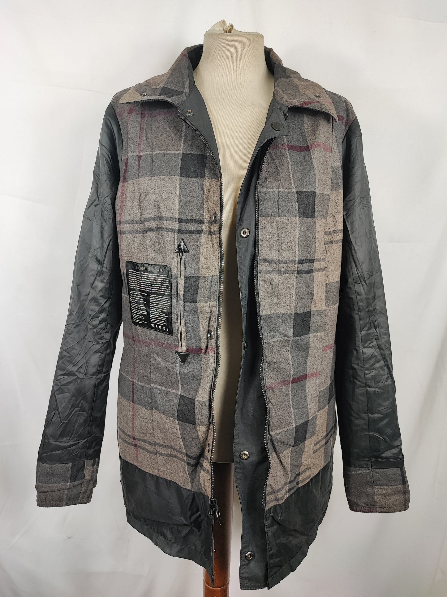Giacca Barbour Vintage Straiton Nero Uk18 tg.46 ita - Black Straiton Jacket size Uk18