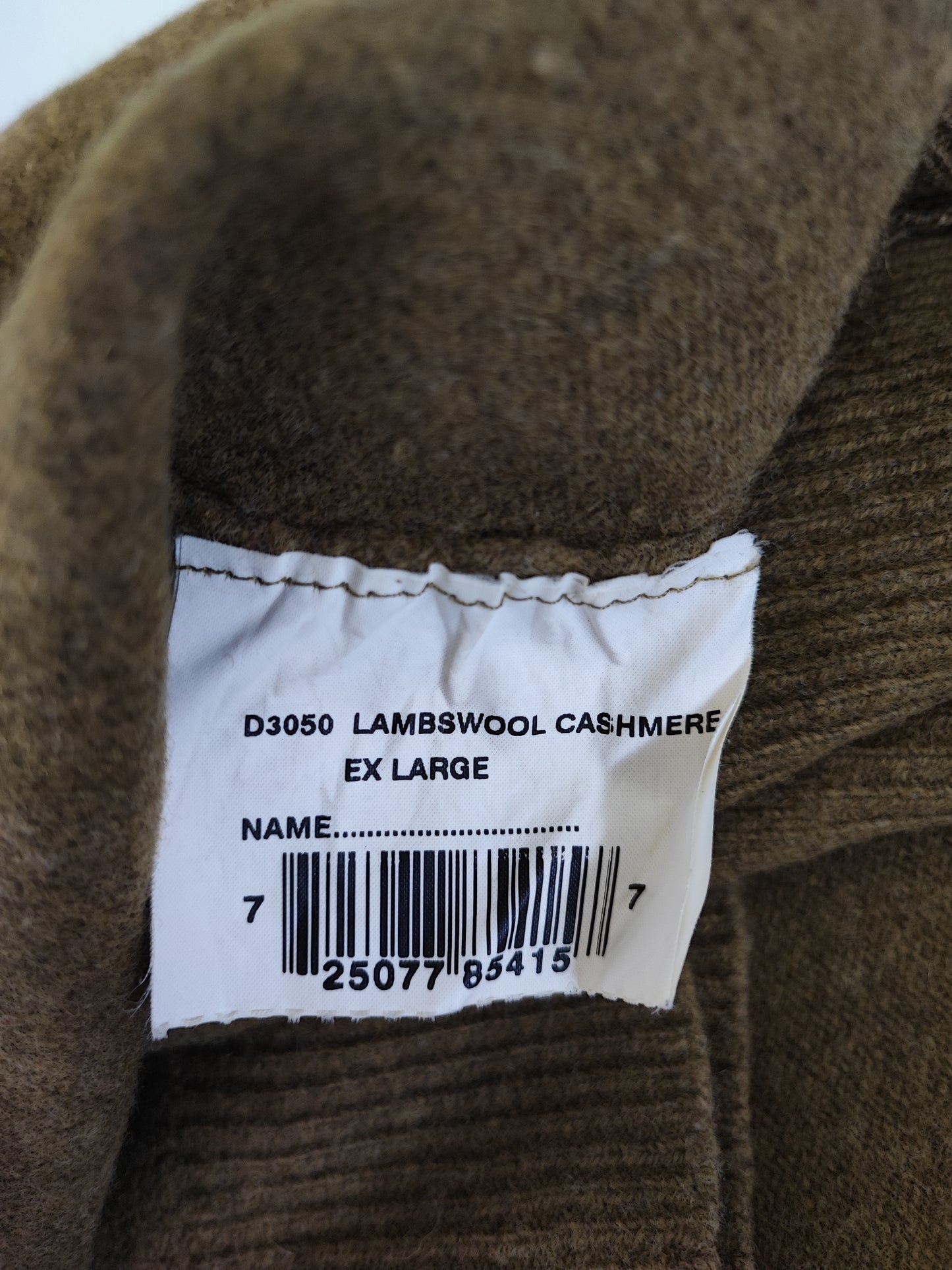 Maglione Barbour da uomo in lana verde chiaro XLarge-Man Green Jumper Size XLarge