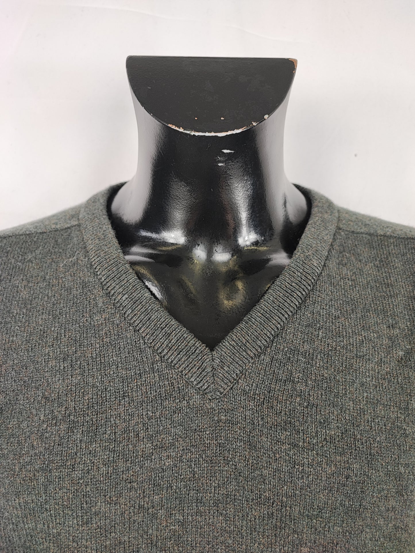 Maglione Barbour da uomo in lana verde scuro Large - Man Green Jumper Size Large