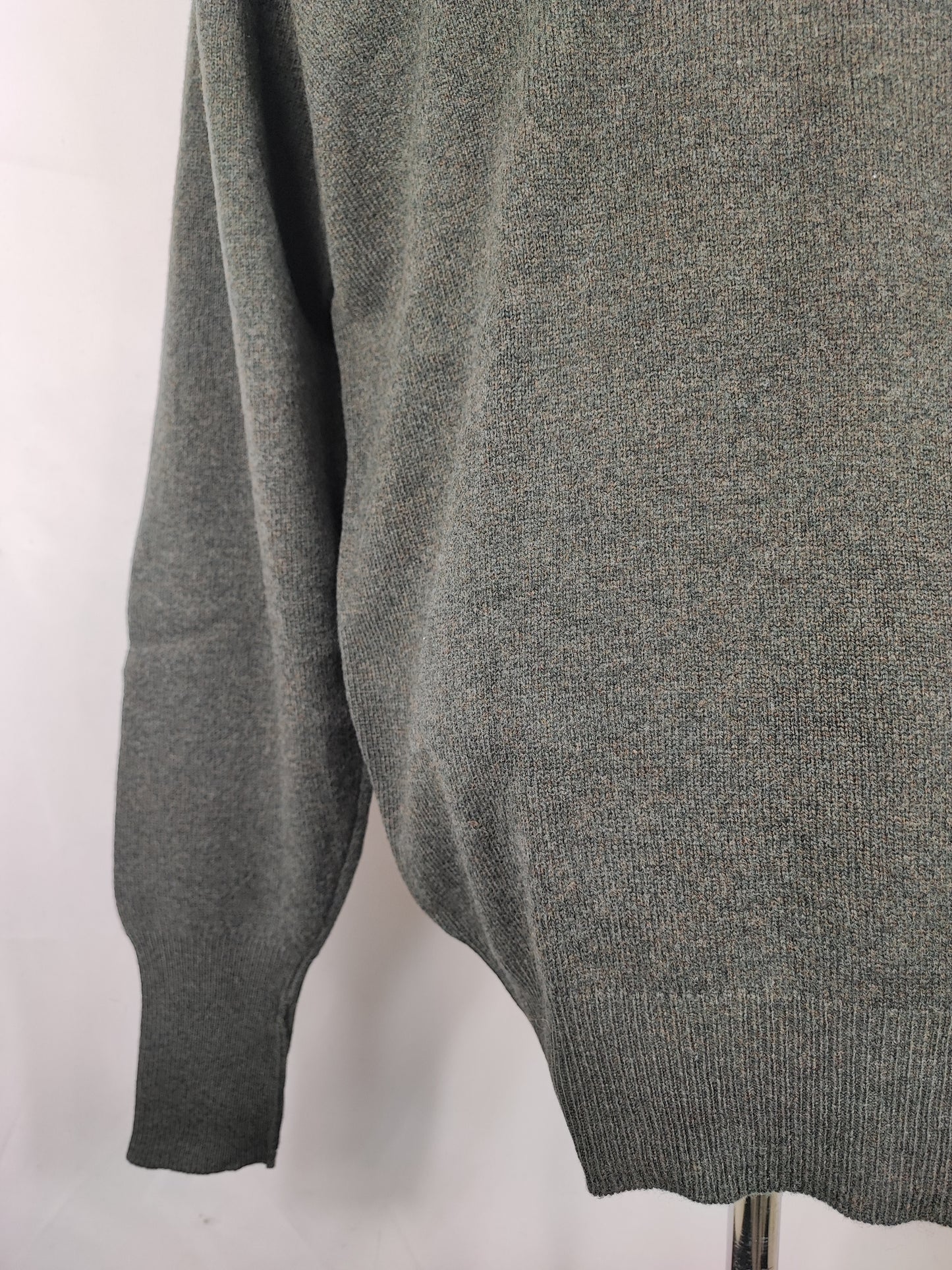 Maglione Barbour da uomo in lana verde scuro Large - Man Green Jumper Size Large