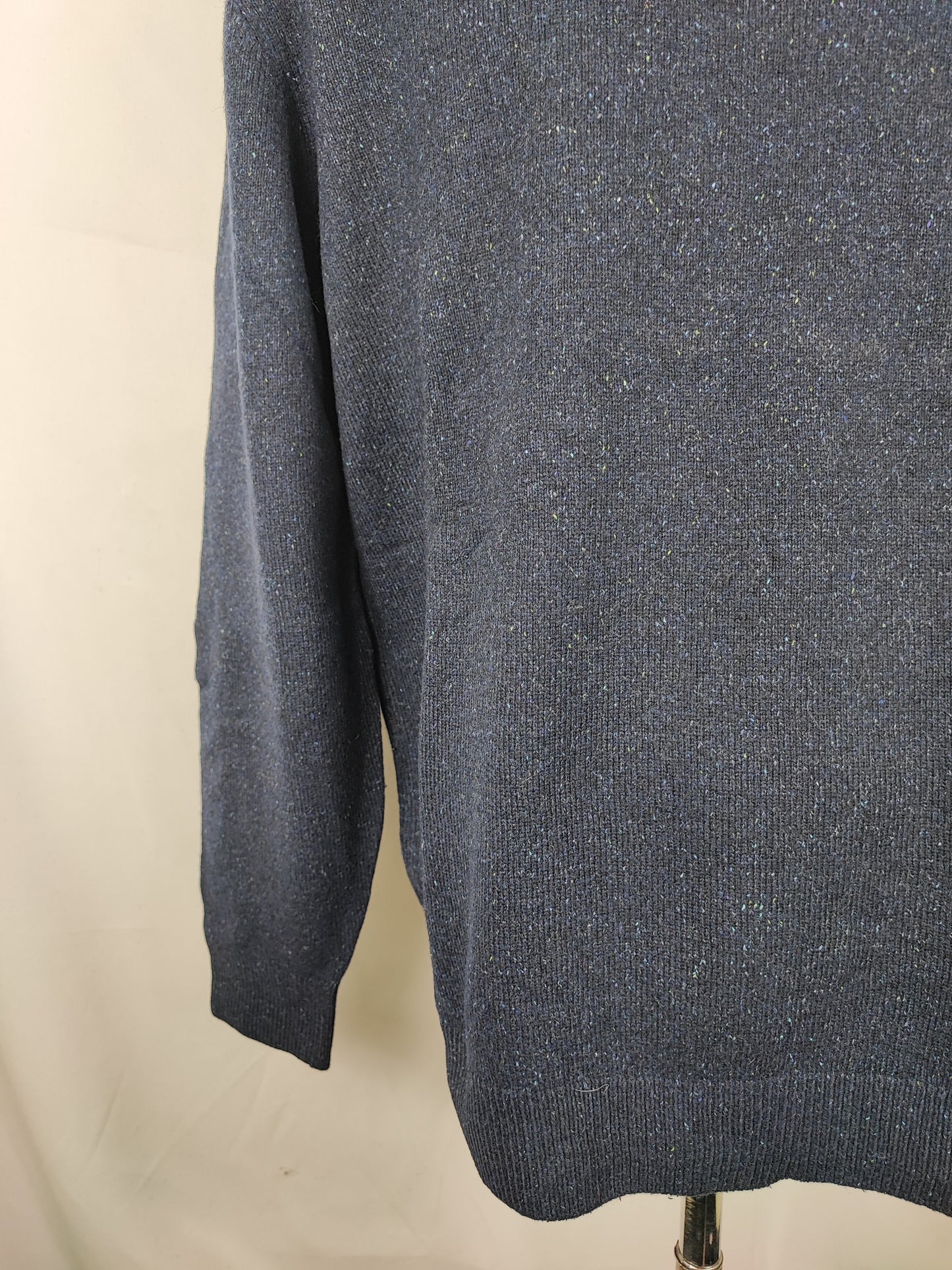 Maglione Barbour da uomo in lana blu XXLarge- Man Navy Jumper Size XXLarge
