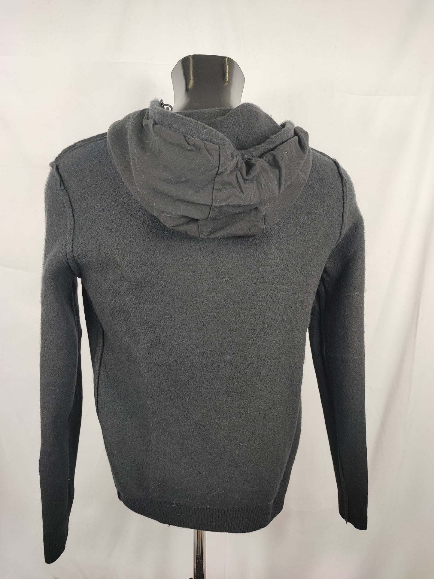 Maglione Barbour da uomo in lana nero Medium- Man Black Wool Jumper Size Medium