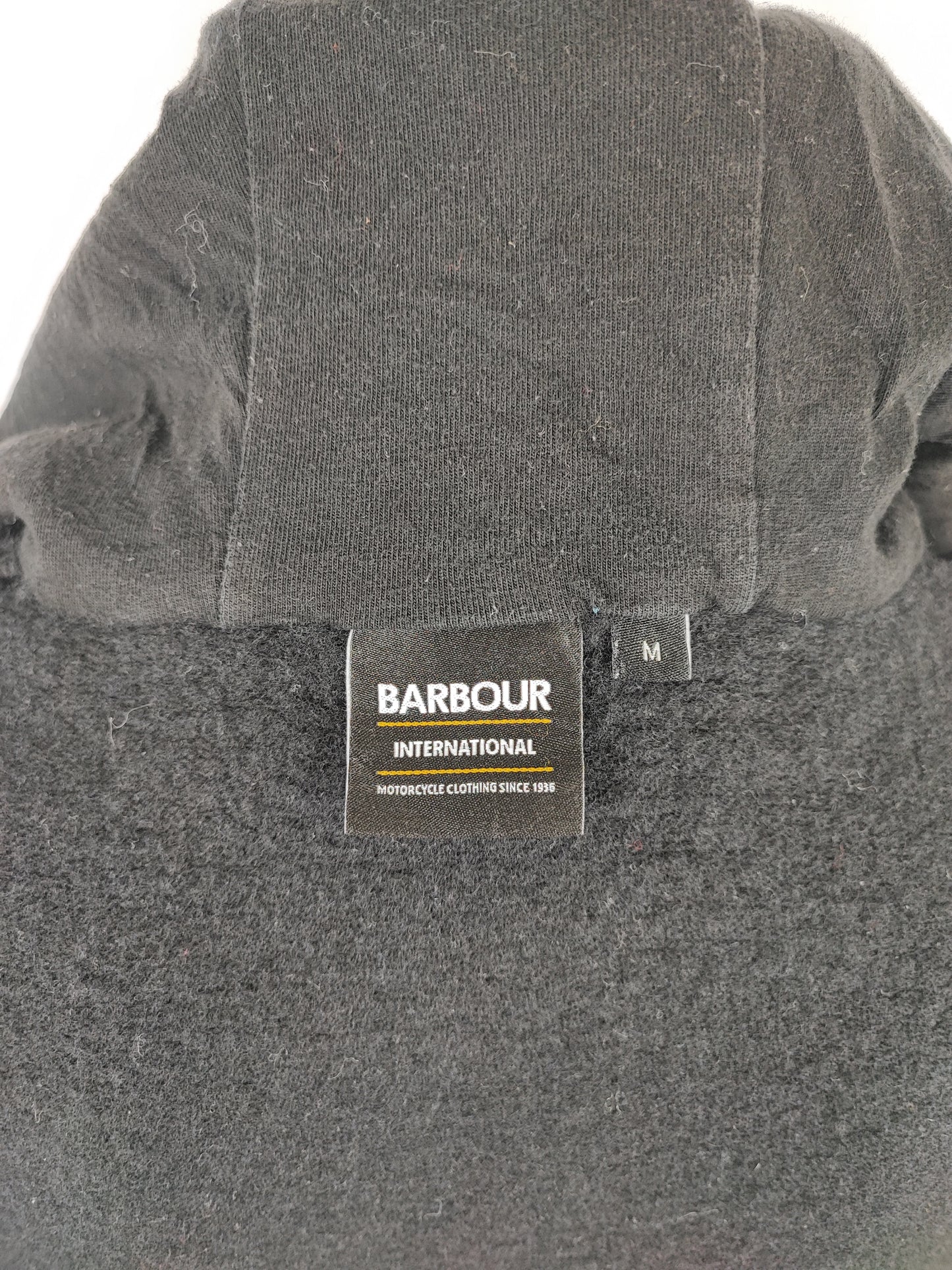 Maglione Barbour da uomo in lana nero Medium- Man Black Wool Jumper Size Medium