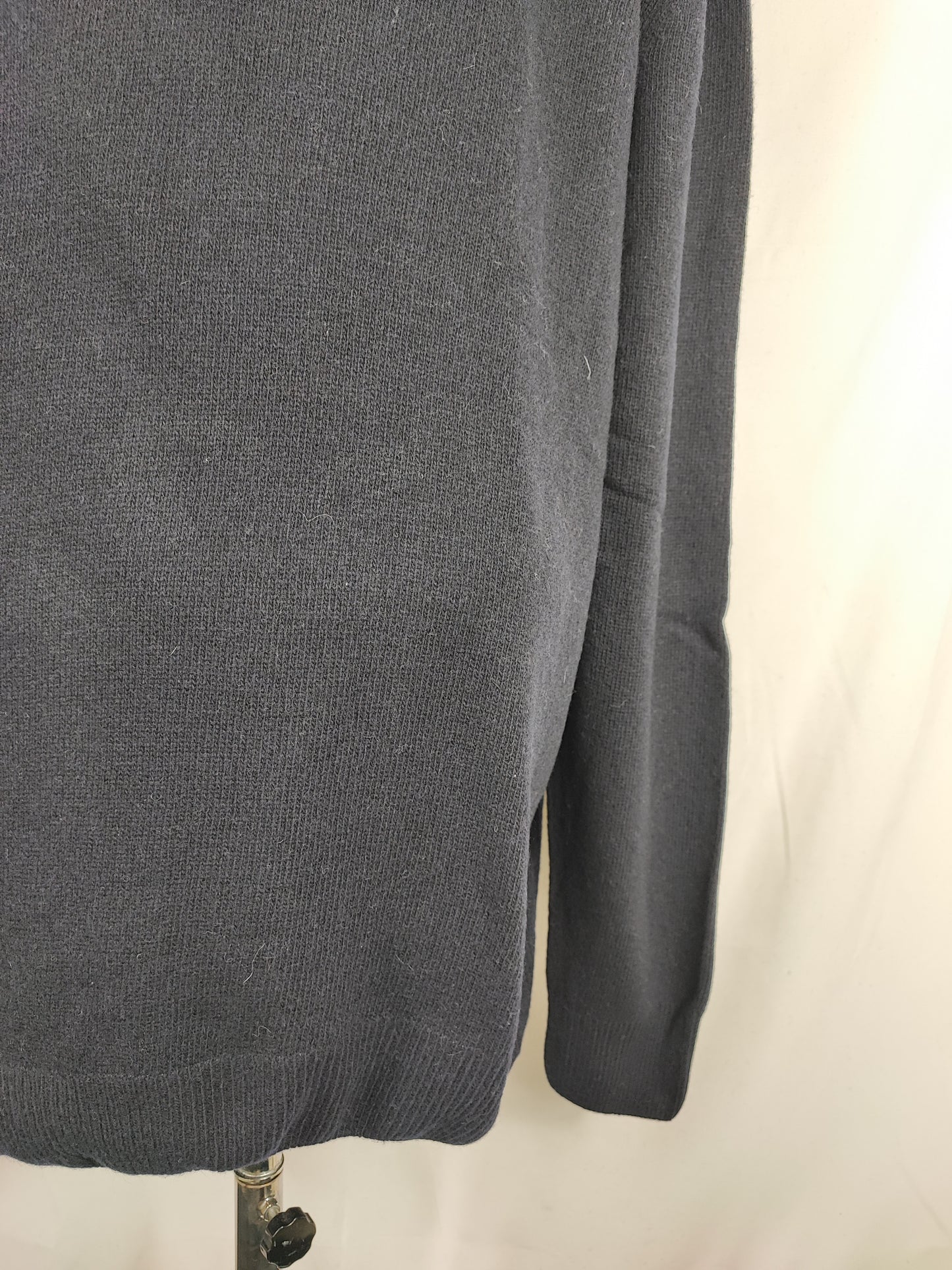 Maglione Barbour da uomo in lana blu XXL- Man Navy Wool Jumper Size XXLarge