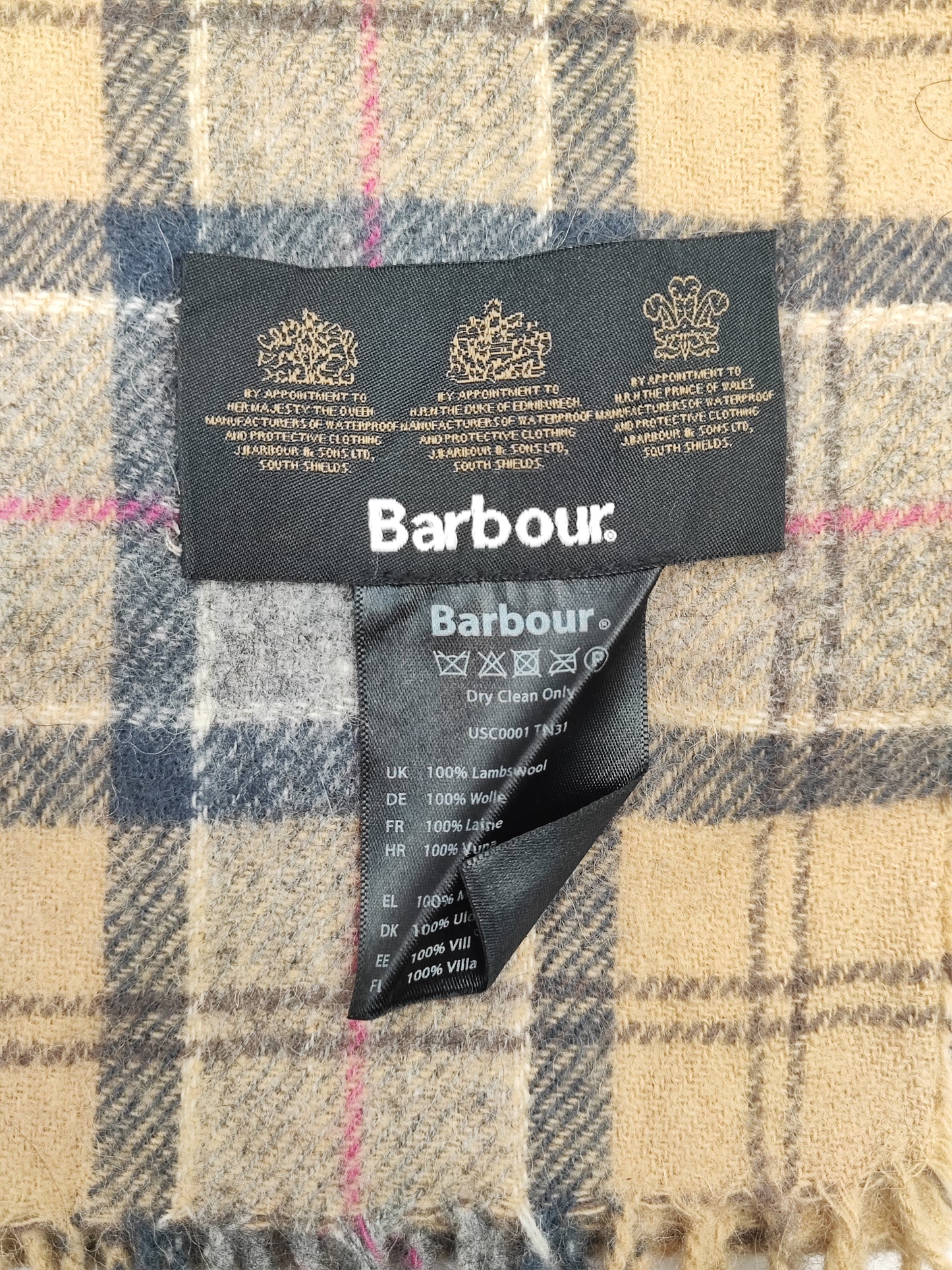 Sciarpa Barbour in lana