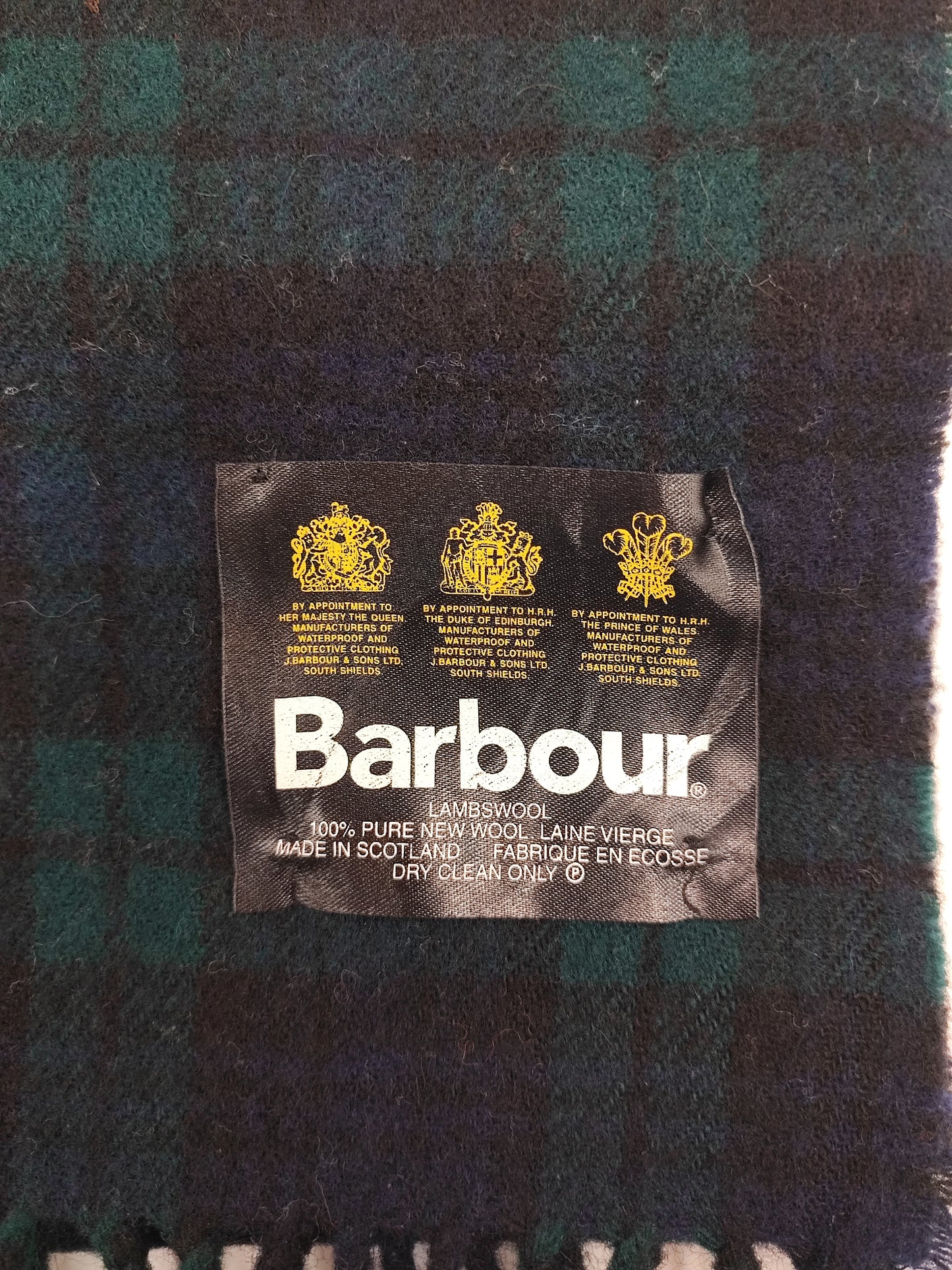 Sciarpa Barbour in lana
