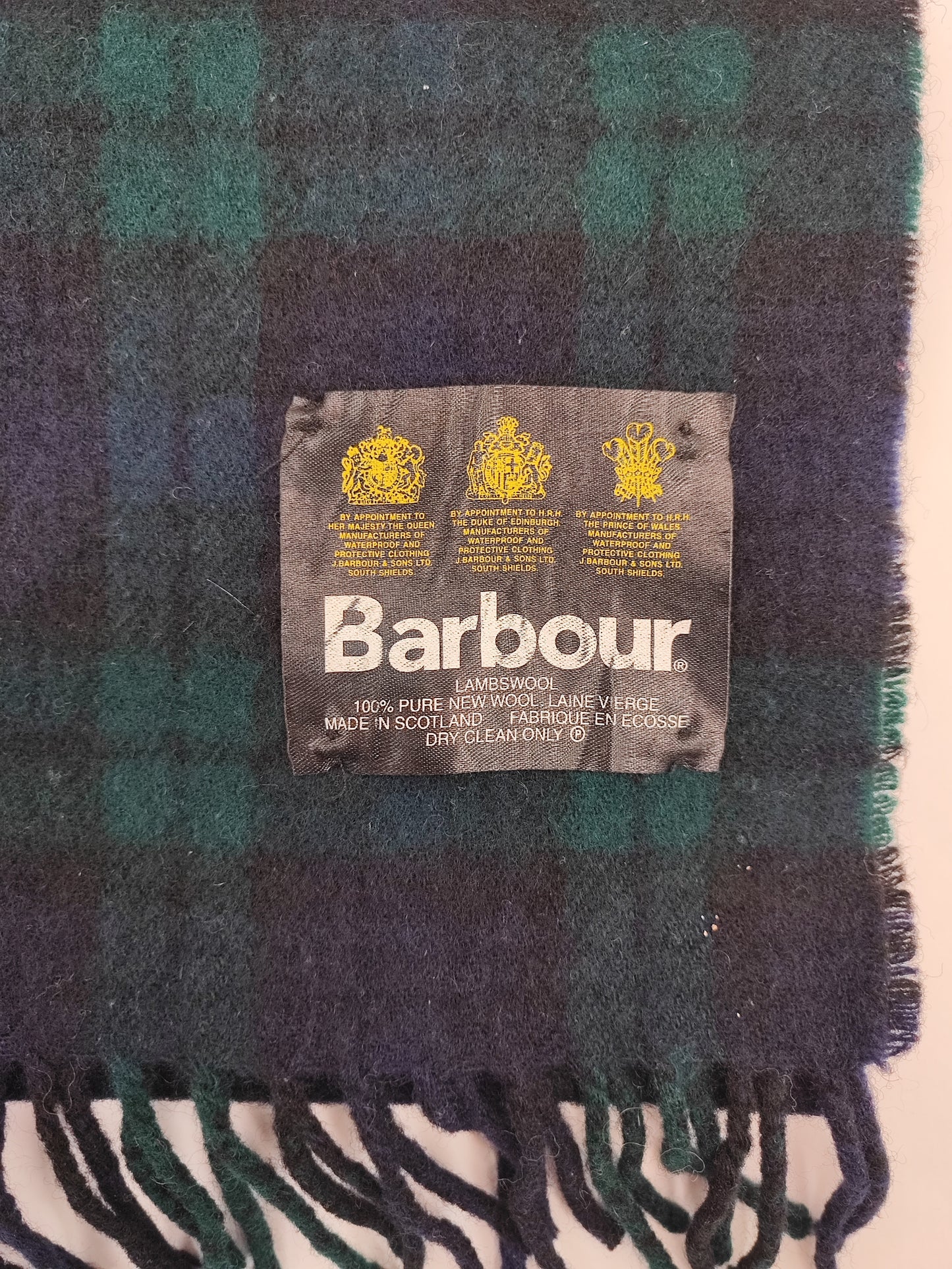 Sciarpa Barbour in lana