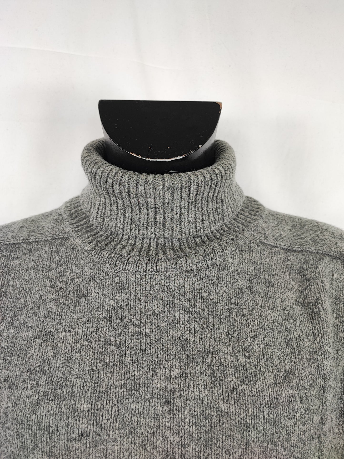 Maglione Barbour da uomo in lana grigio Medium- Man Grey Jumper Size Medium