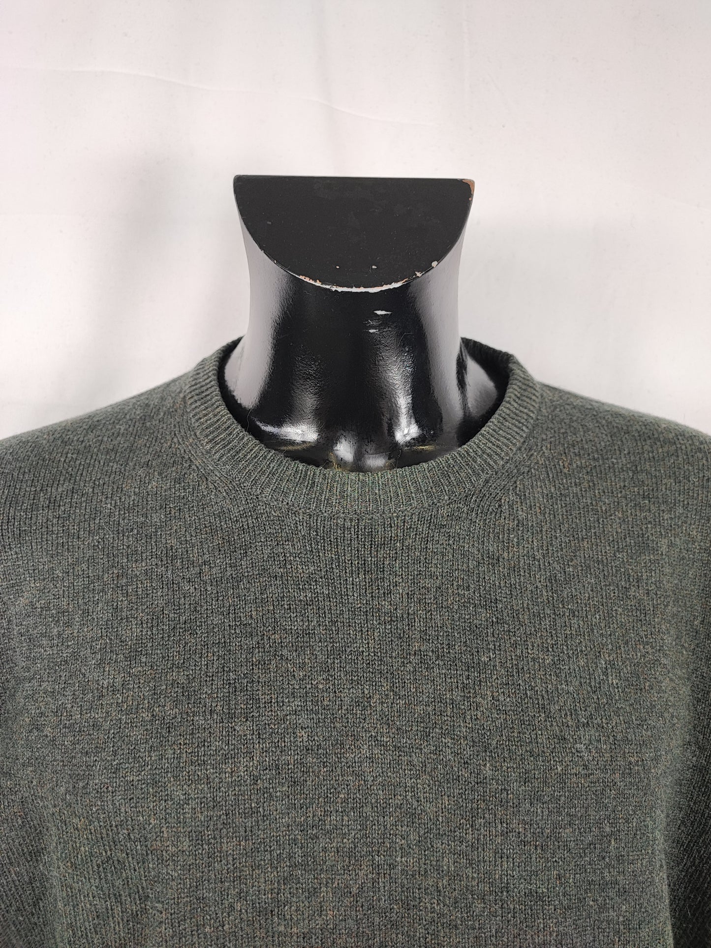 Maglione Barbour da uomo in lana verde Xlarge - Man green jumper Size Xlarge