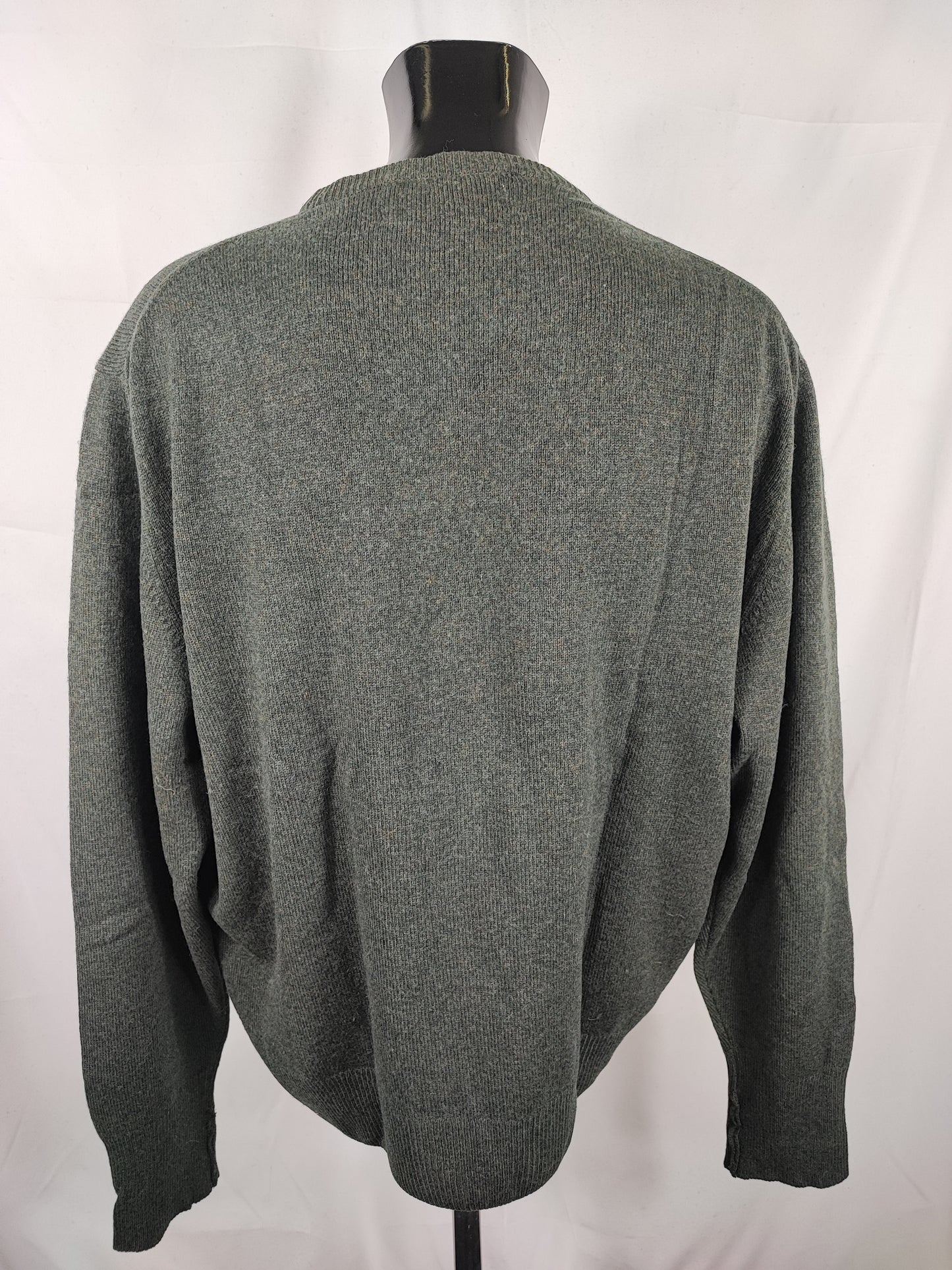 Maglione Barbour da uomo in lana verde Xlarge - Man green jumper Size Xlarge