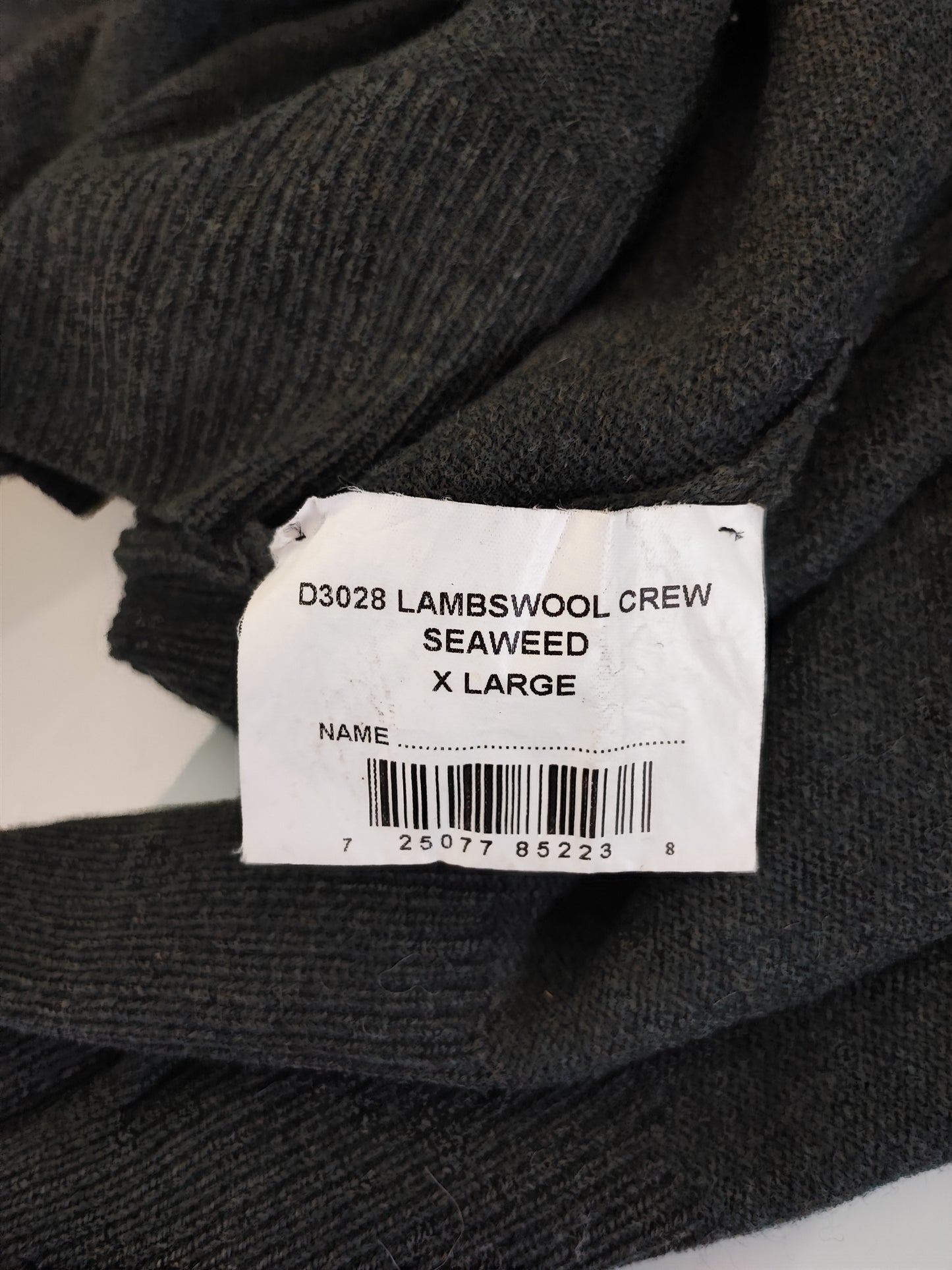 Maglione Barbour da uomo in lana verde Xlarge - Man green jumper Size Xlarge