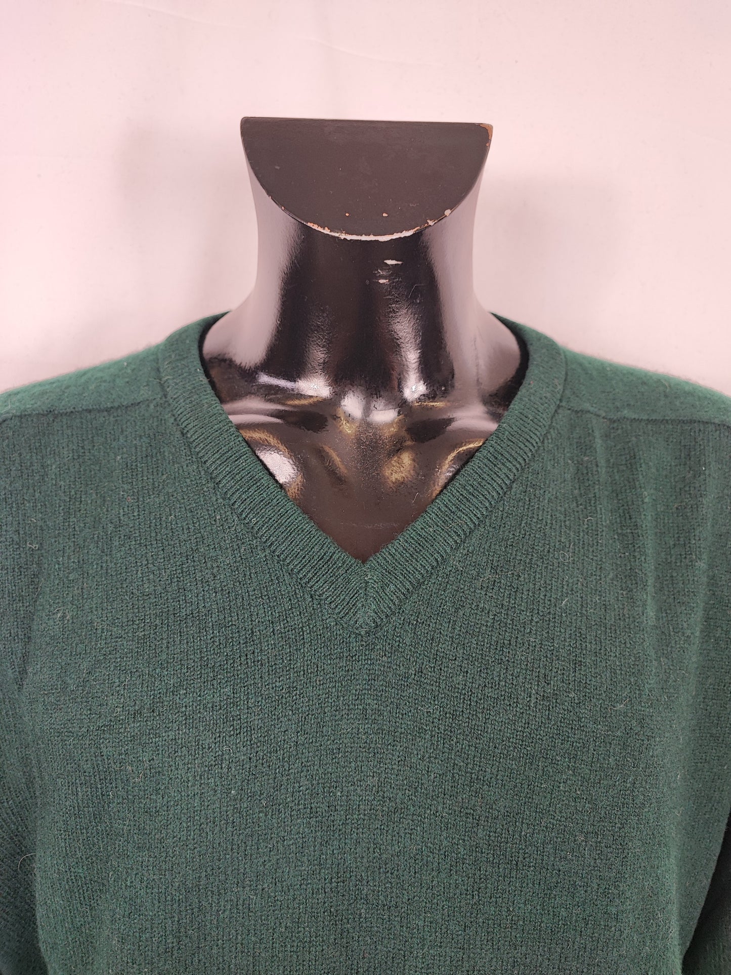 Maglione Barbour da uomo in lana verde Large - Man green jumper Size Large