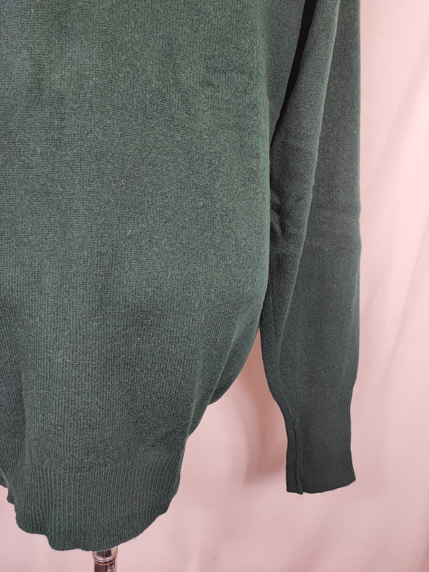 Maglione Barbour da uomo in lana verde Large - Man green jumper Size Large
