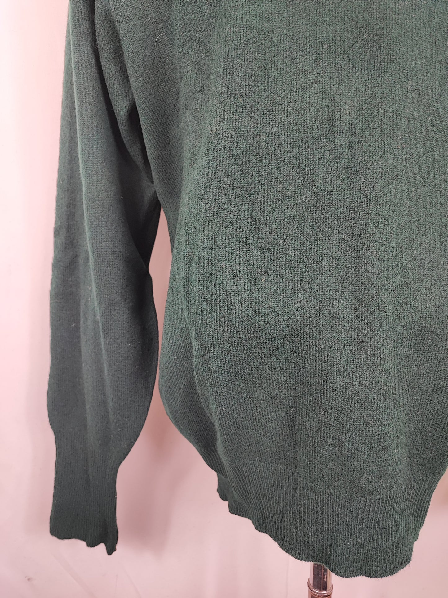Maglione Barbour da uomo in lana verde Large - Man green jumper Size Large