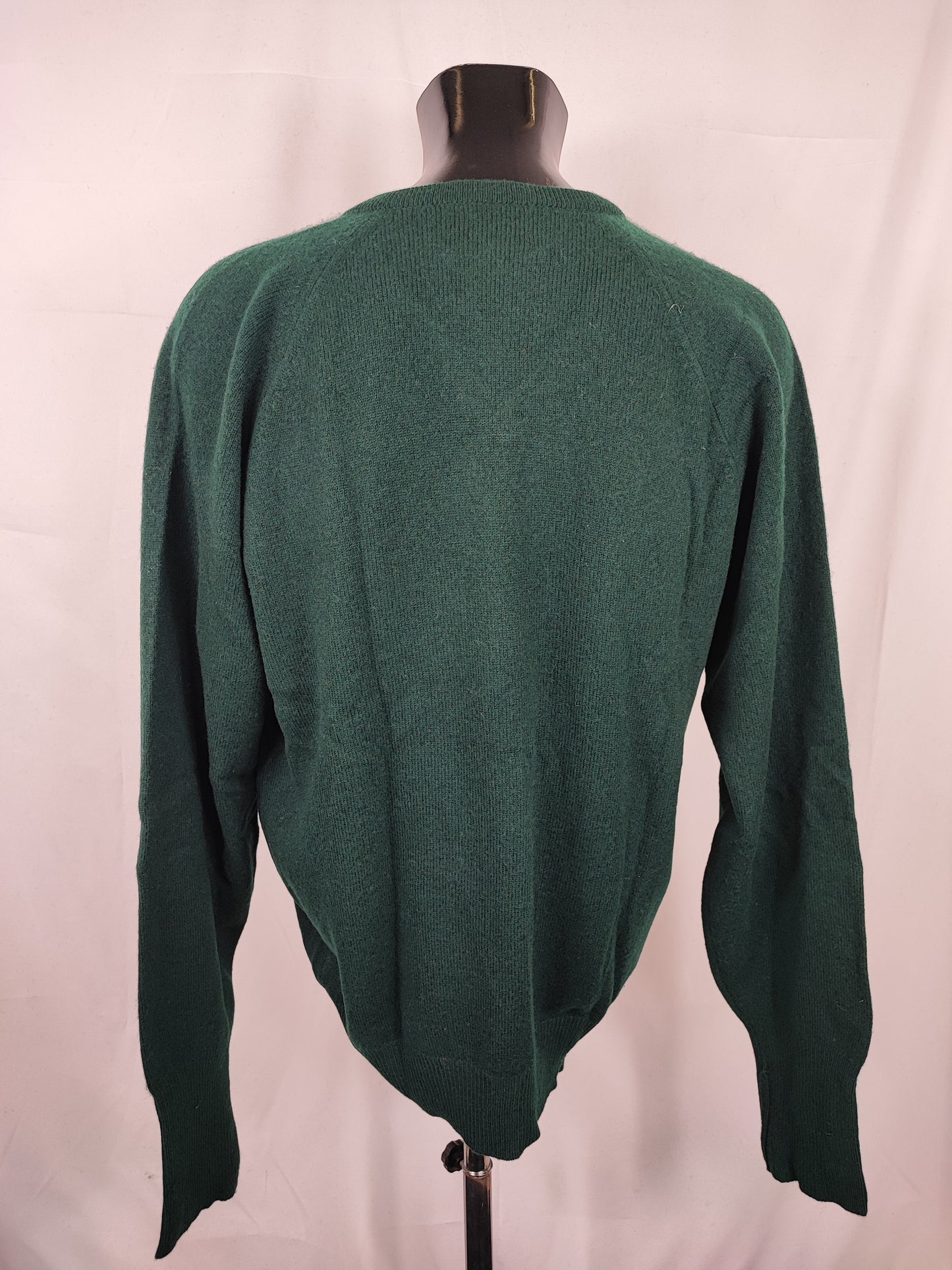 Maglione Barbour da uomo in lana verde Large - Man green jumper Size Large