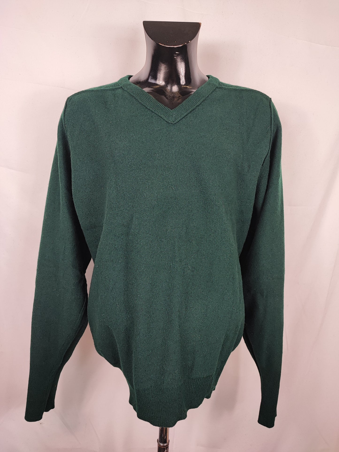 Maglione Barbour da uomo in lana verde Large - Man green jumper Size Large