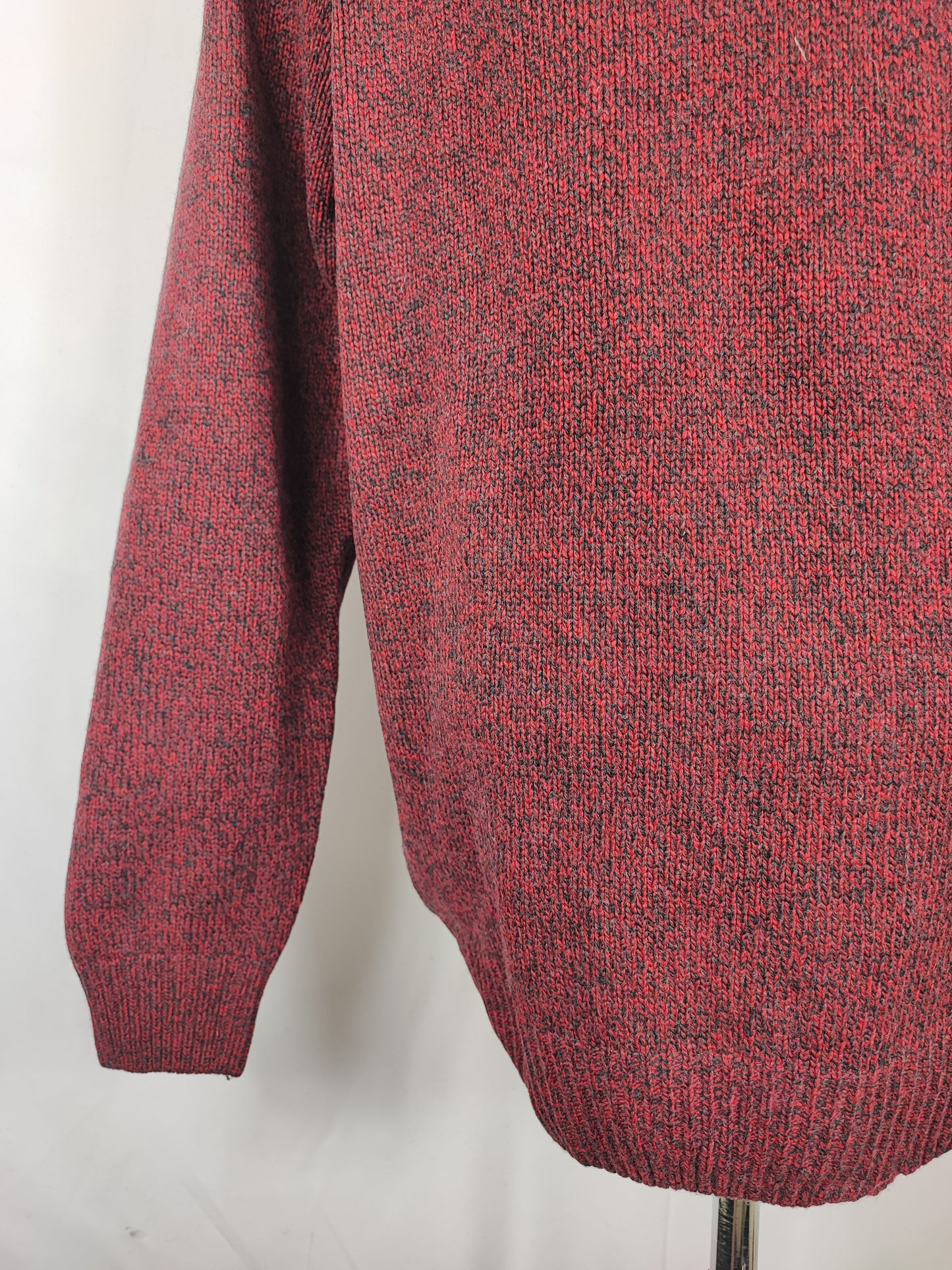 Maglione Barbour da uomo in lana rosso Large - Man Wool Red jumper Size Large