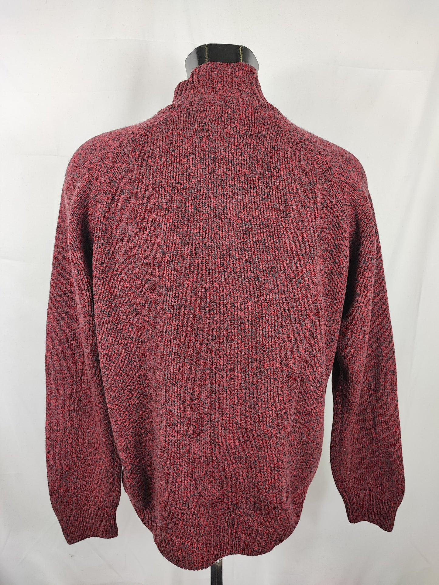 Maglione Barbour da uomo in lana rosso Large - Man Wool Red jumper Size Large