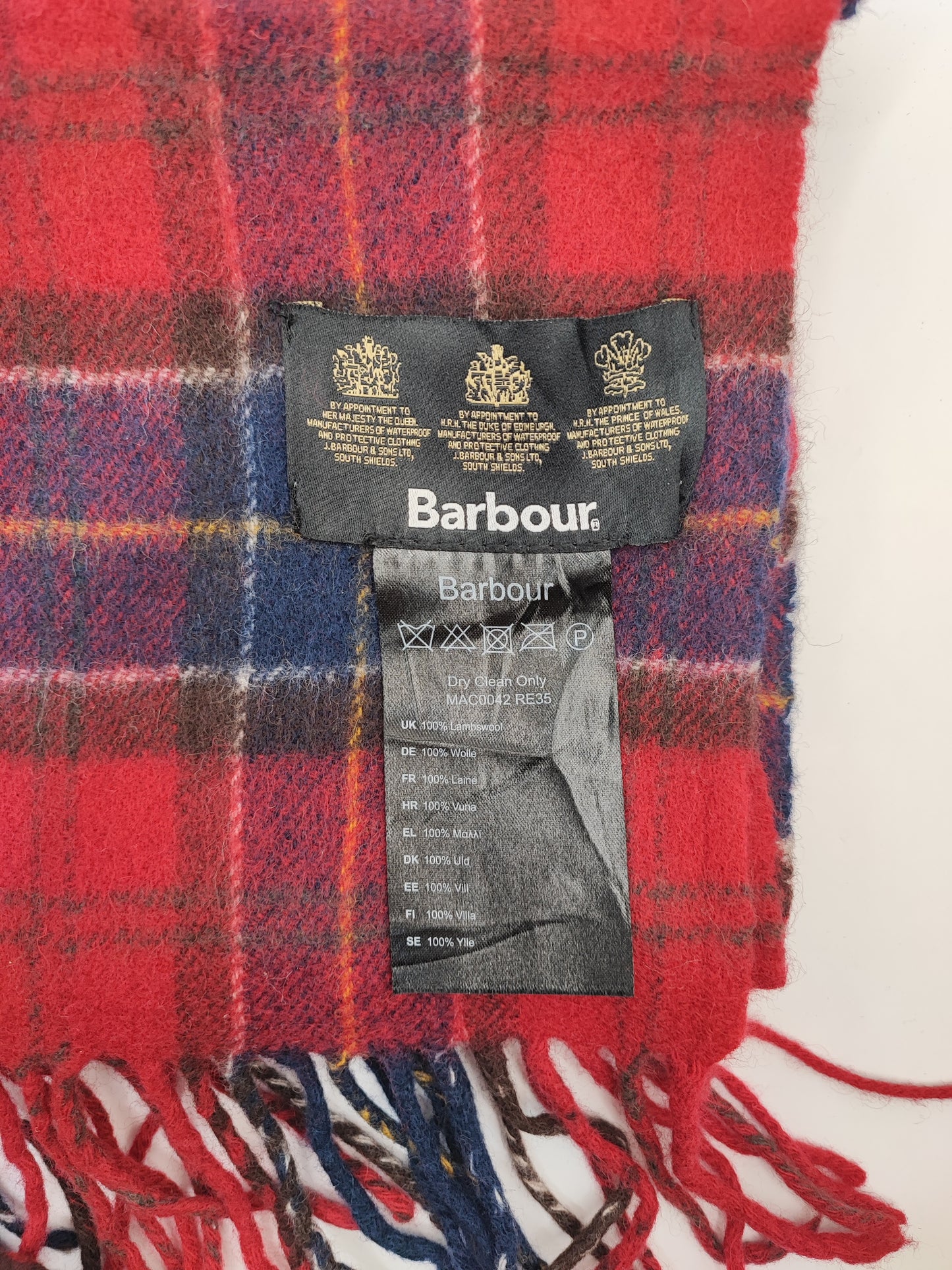 Sciarpa Barbour in lana