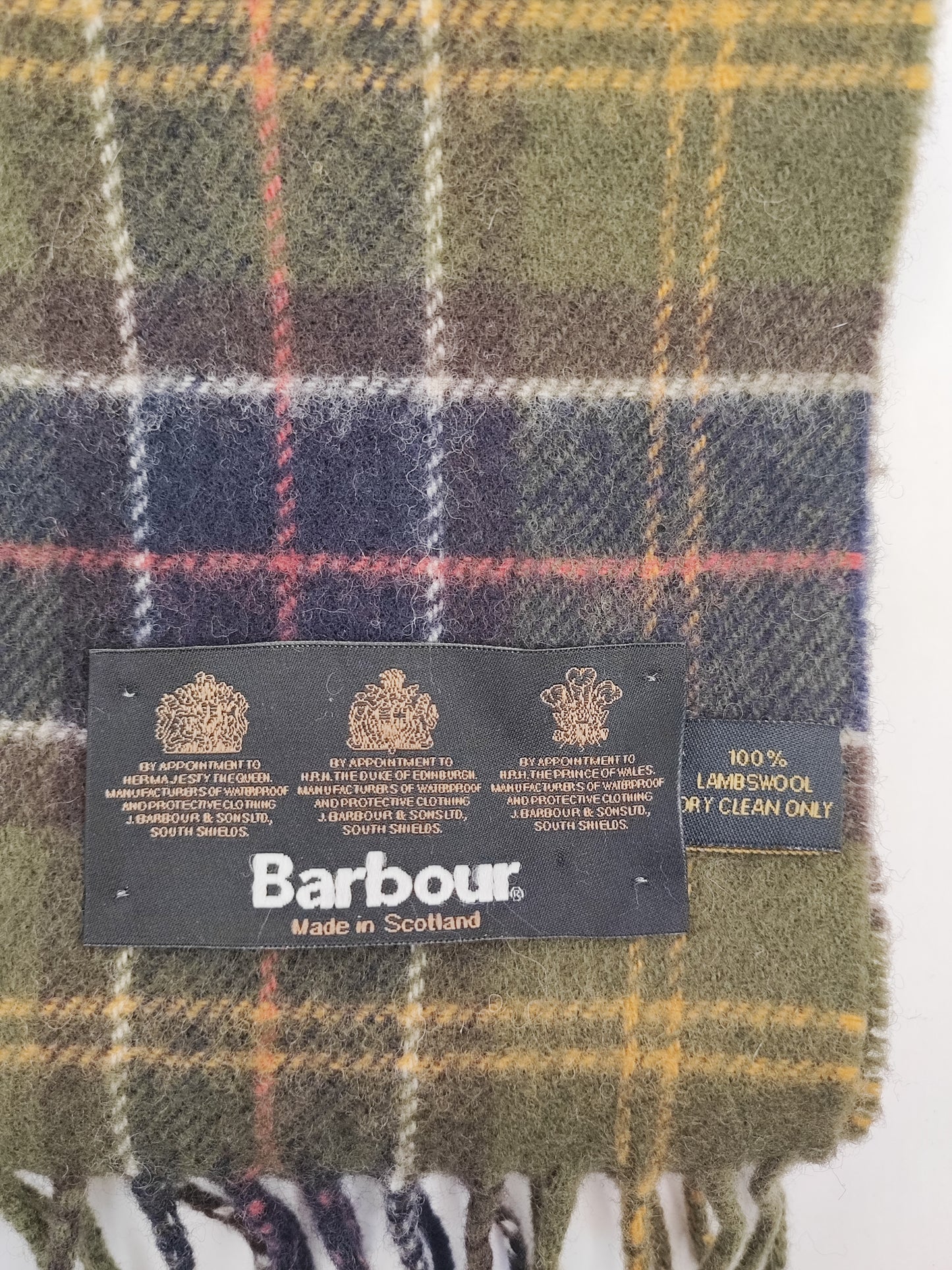 Sciarpa Barbour in lana