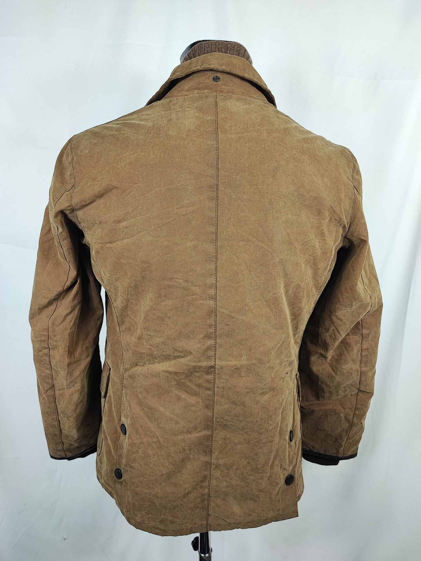 Giacca Barbour Uomo beige blazer Small - Beige waxed Lumley riding blazer Jacket Size S