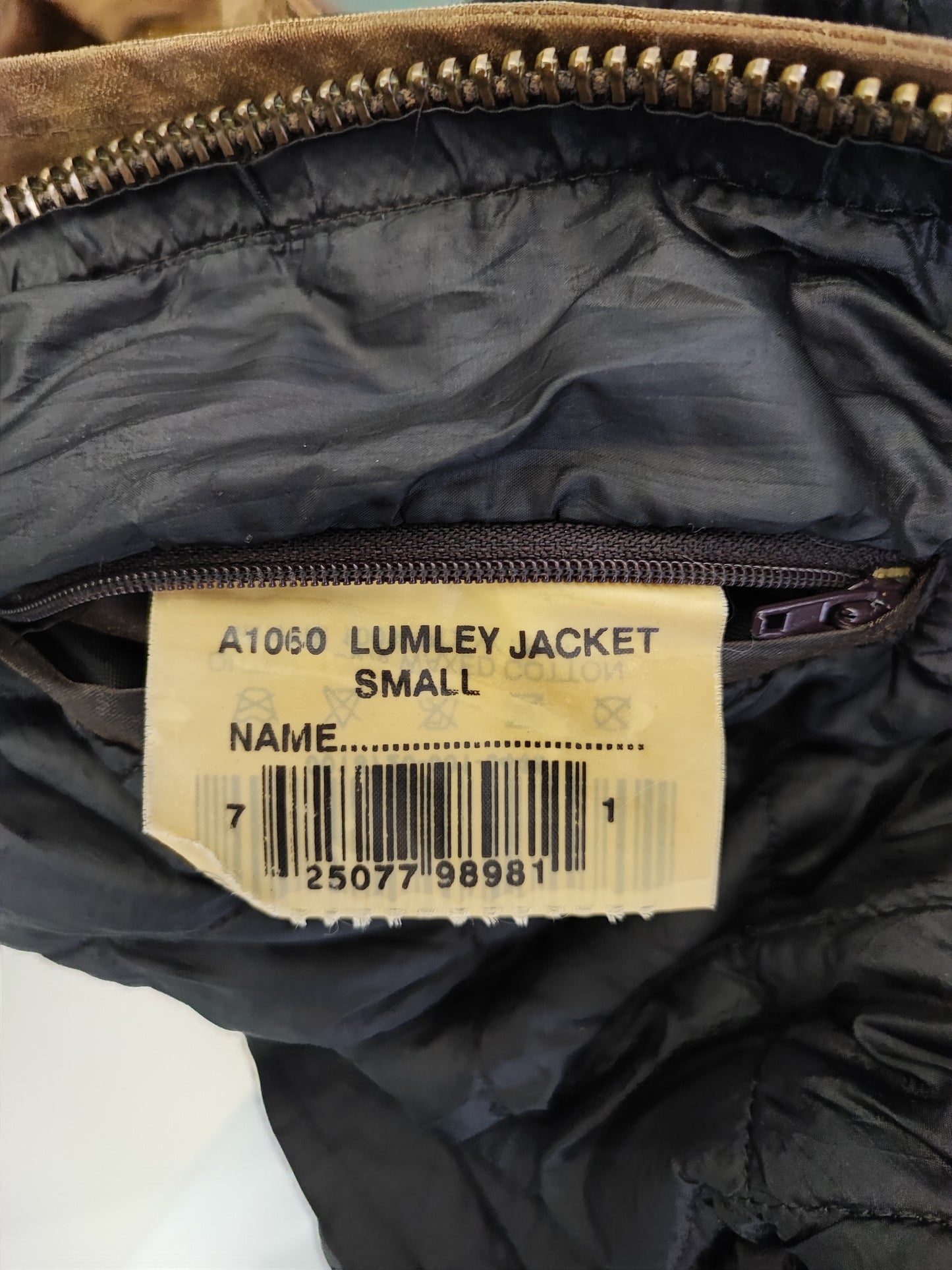 Giacca Barbour Uomo beige blazer Small - Beige waxed Lumley riding blazer Jacket Size S