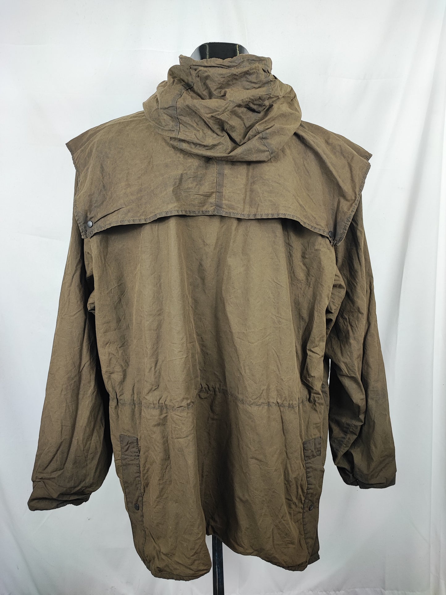 Giacca Barbour Durham verde cerata oliva c48/122 cm XL/XXL - Man olive wax Durham jacket size c48