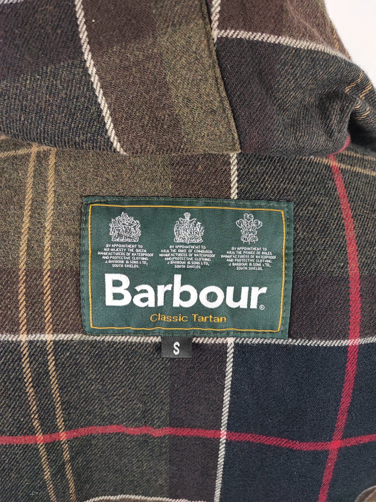Parka Barbour uomo Blu cerato Small- Navy Waddow wax jacket with hood Size Small