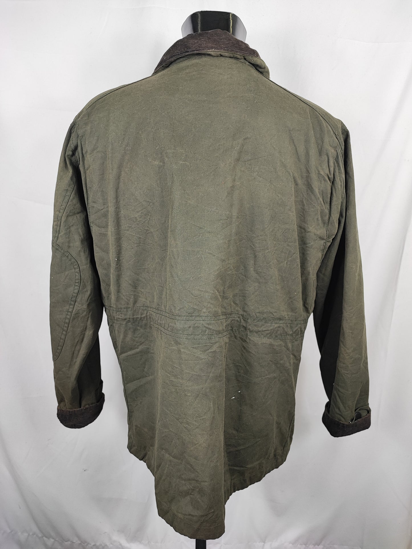 Barbour Giacca da uomo Sapper verde XL Man Wax Green Sapper Jacket Size XLarge