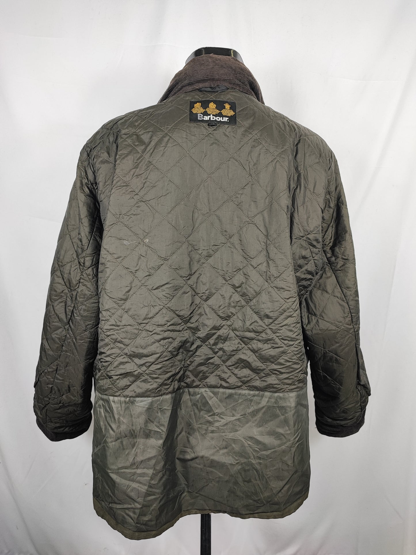 Barbour Giacca da uomo Sapper verde XL Man Wax Green Sapper Jacket Size XLarge