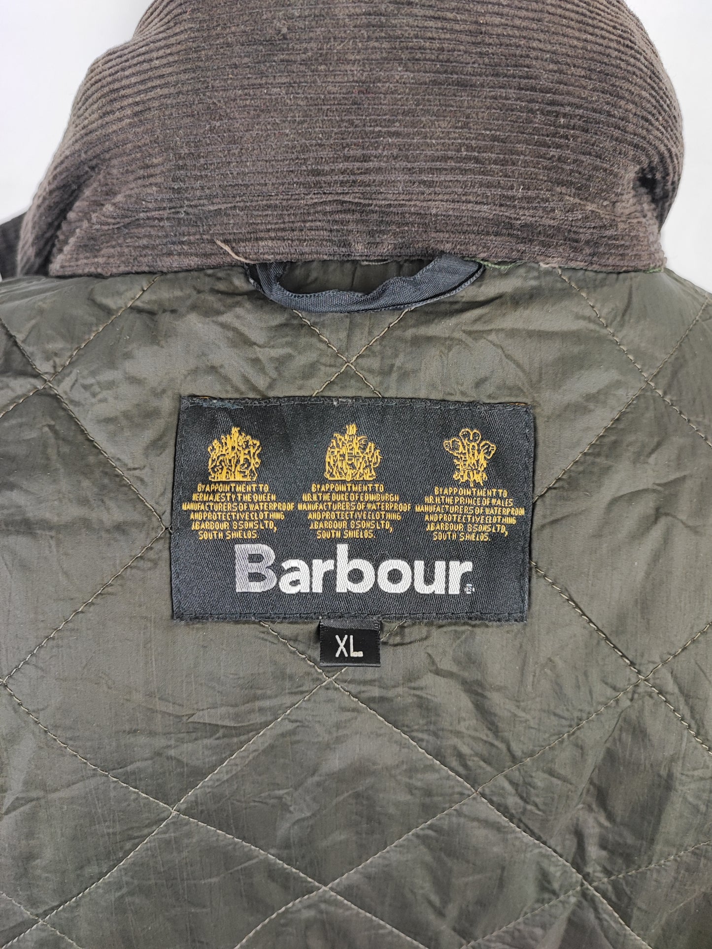 Barbour Giacca da uomo Sapper verde XL Man Wax Green Sapper Jacket Size XLarge