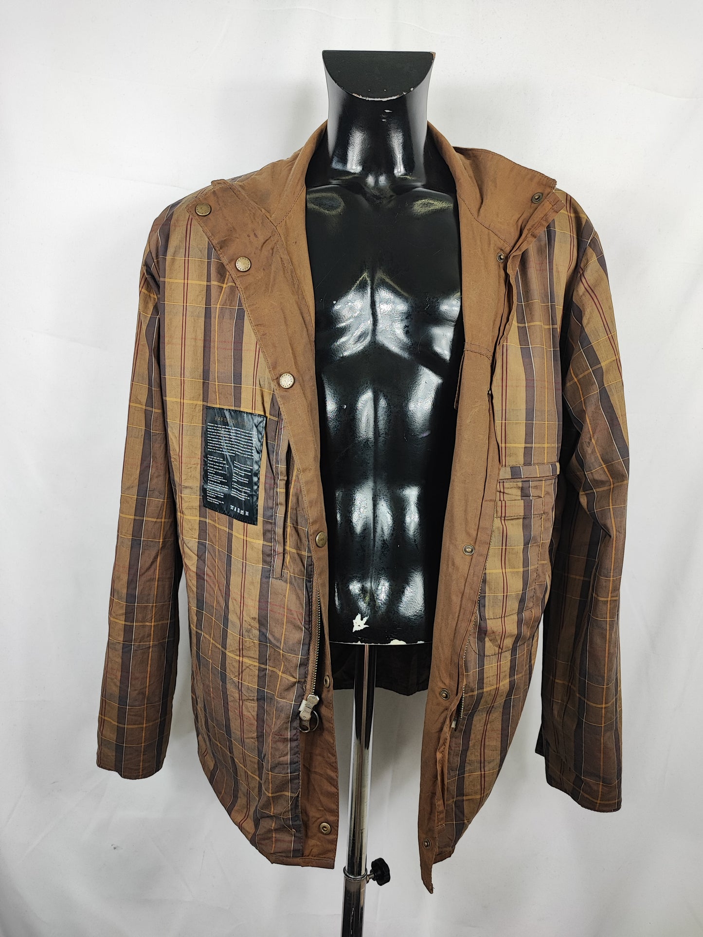 Barbour Giacca Uomo Flyweight Wax Utility Beige XLarge- Man Wax Beige Jacket Size XLarge