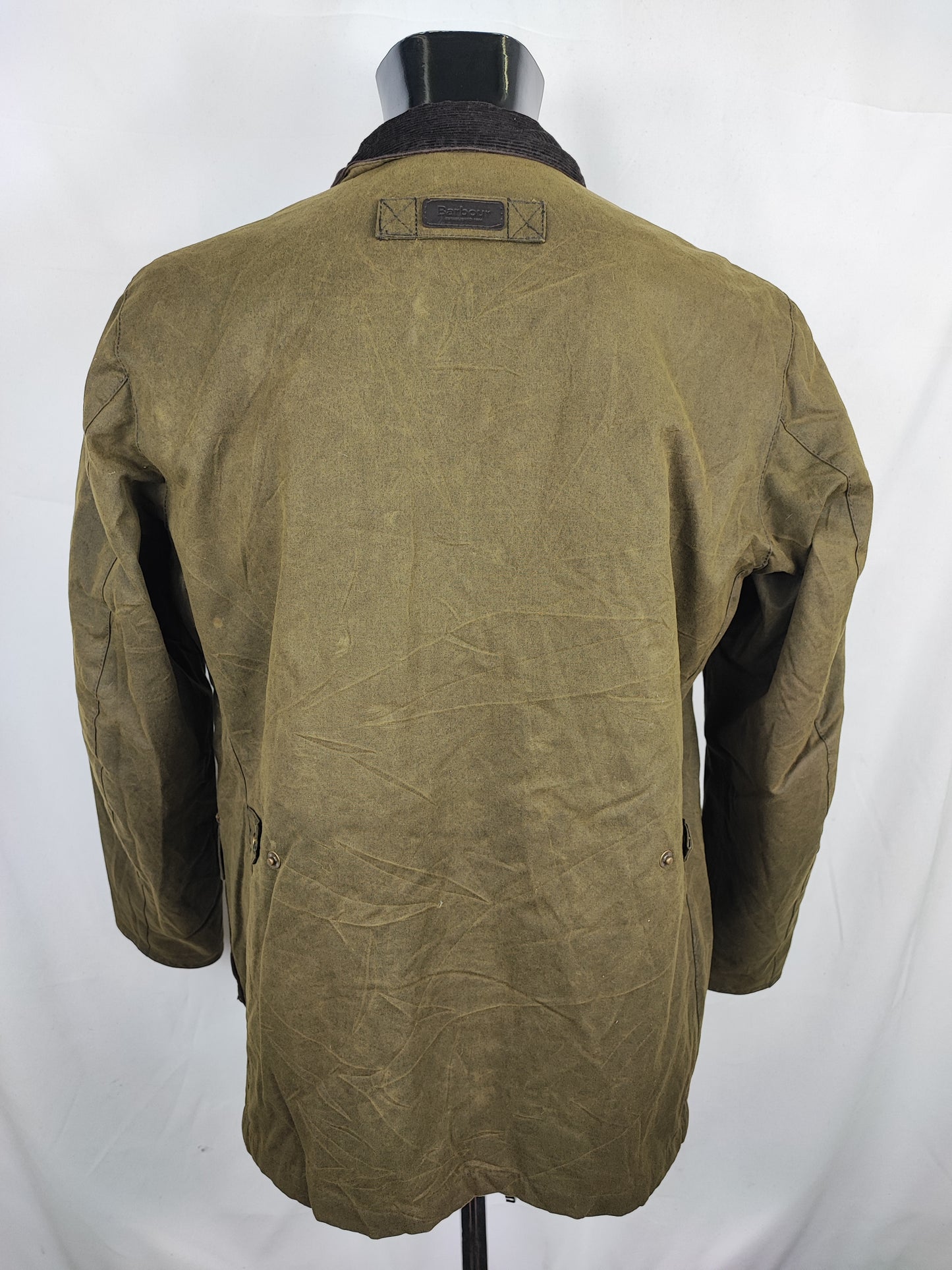 Giacca Barbour Verde oliva cerata Wax Gilpin Large - Man Wax Olive jacket size L