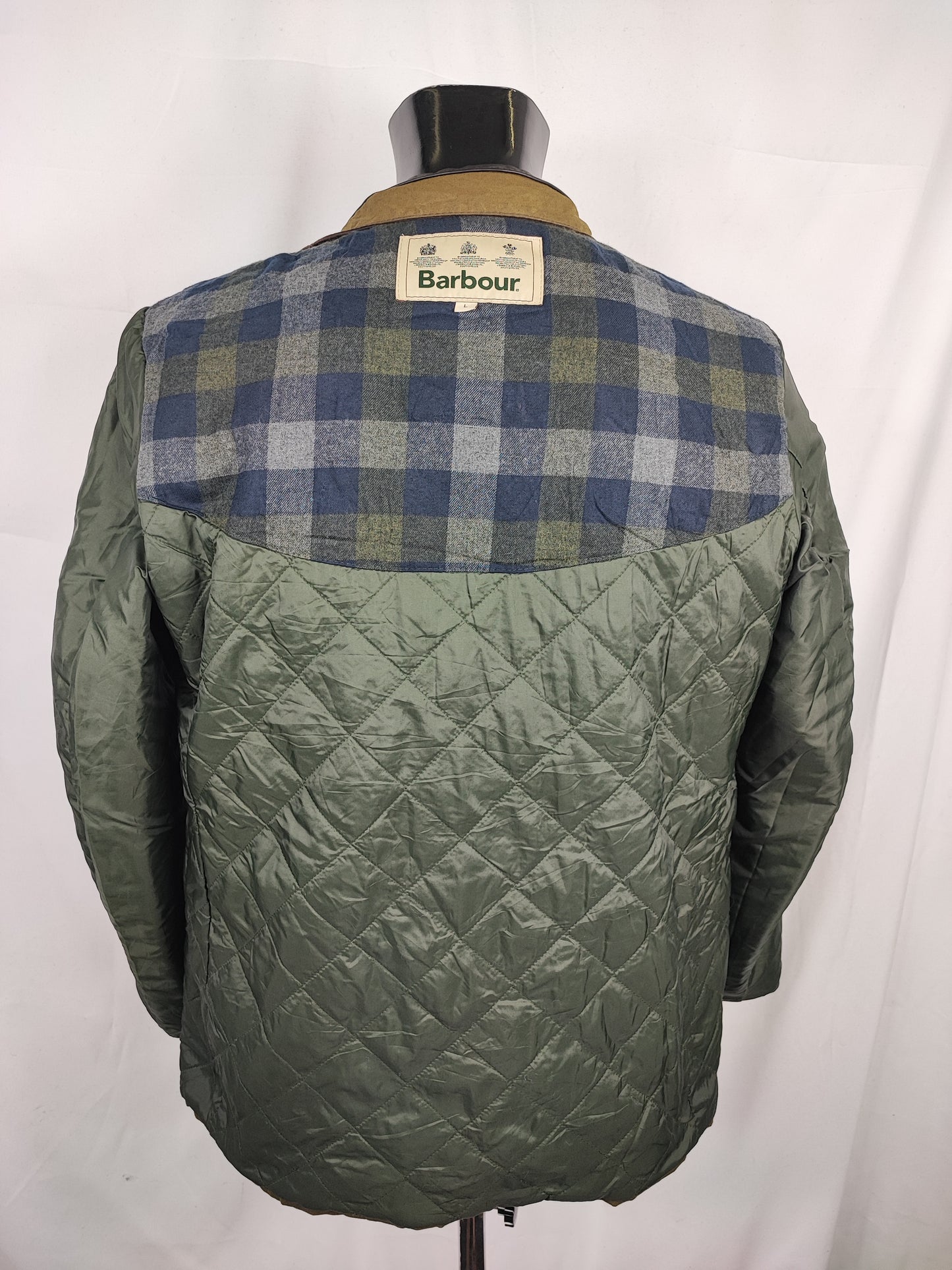 Giacca Barbour Verde oliva cerata Wax Gilpin Large - Man Wax Olive jacket size L